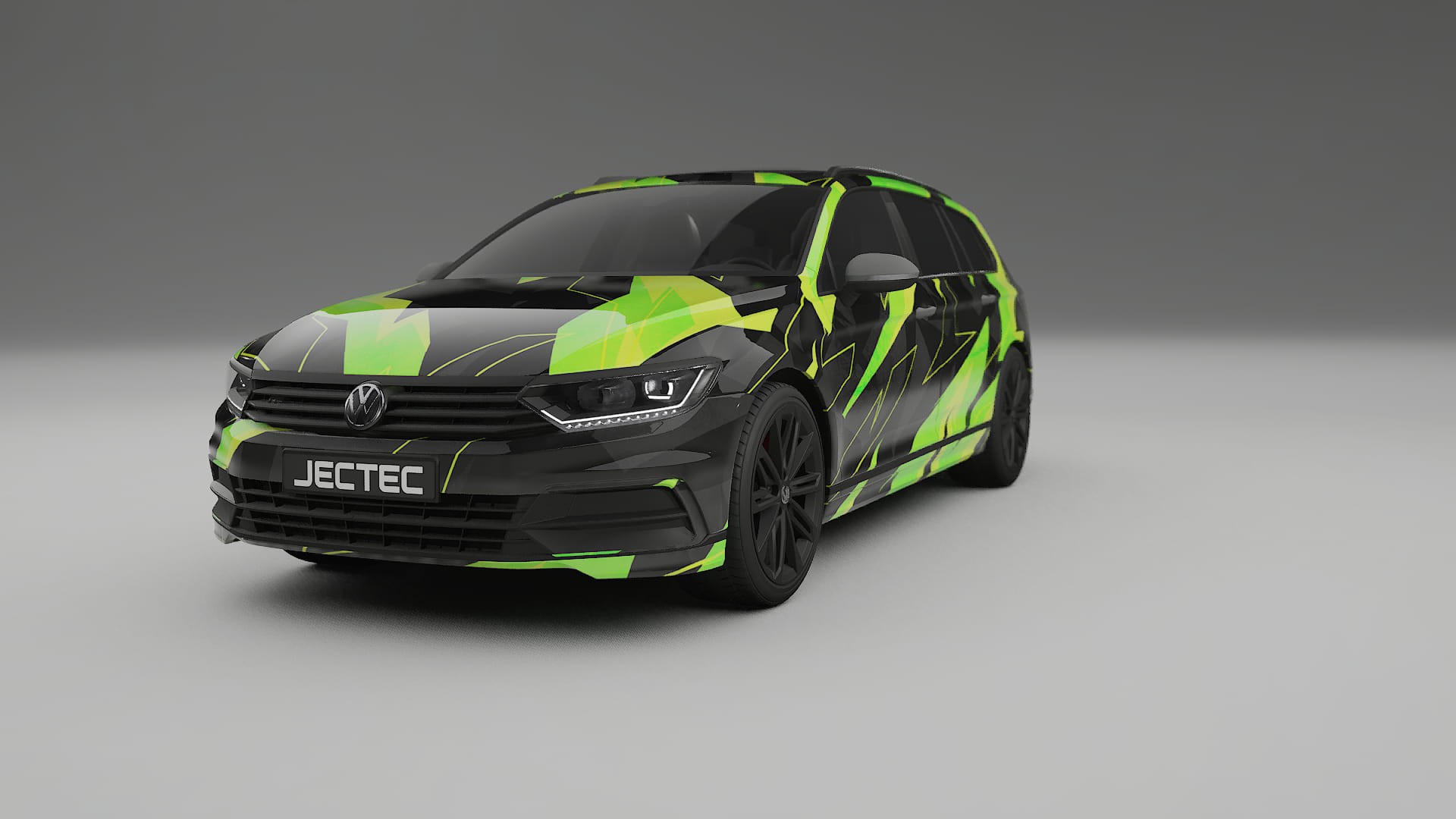 VW Passat VariantR B8 NINJA TURTLES – Design-Wrap PPF-Kit aus bedruckbarer Polyurethanfolie