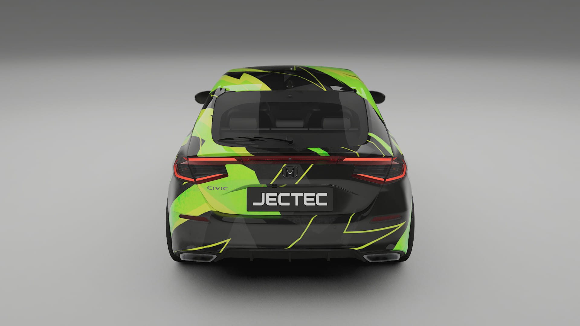 Honda Civic hatchback NINJA TURTLES – Design-Wrap PPF-Kit aus bedruckbarer Polyurethanfolie