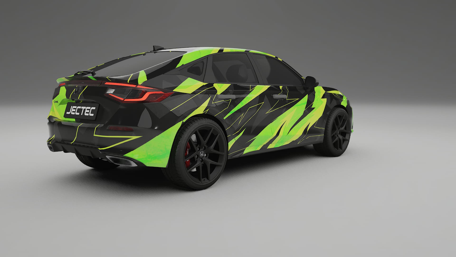 Honda Honda Civic hatchback NINJA TURTLES Designed Wrap PPF Kit – Printable Polyurethane Film