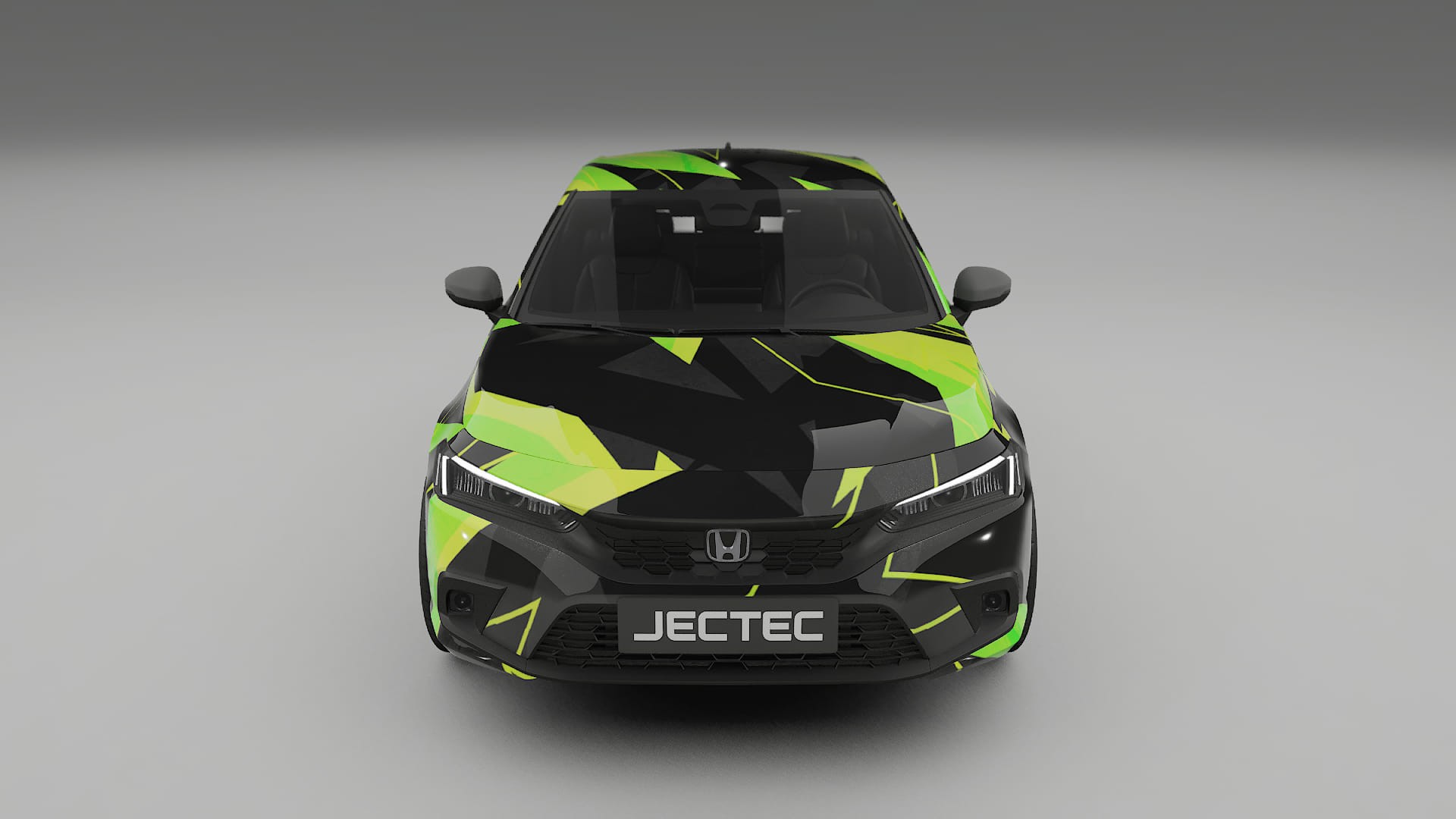 Honda Civic hatchback NINJA TURTLES – Design-Wrap PPF-Kit aus bedruckbarer Polyurethanfolie