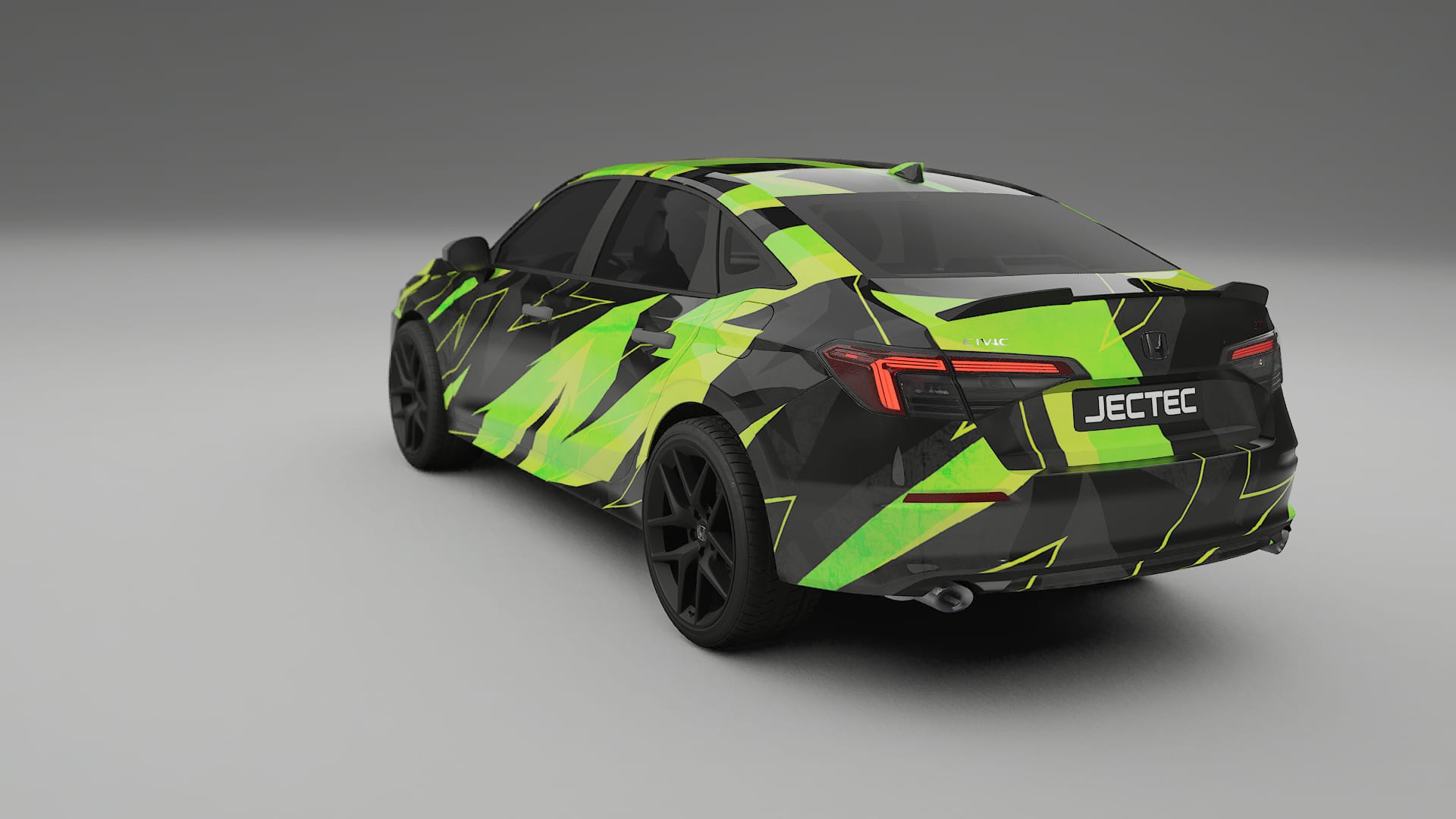 Honda Civic Si NINJA TURTLES – Design-Wrap PPF-Kit aus bedruckbarer Polyurethanfolie