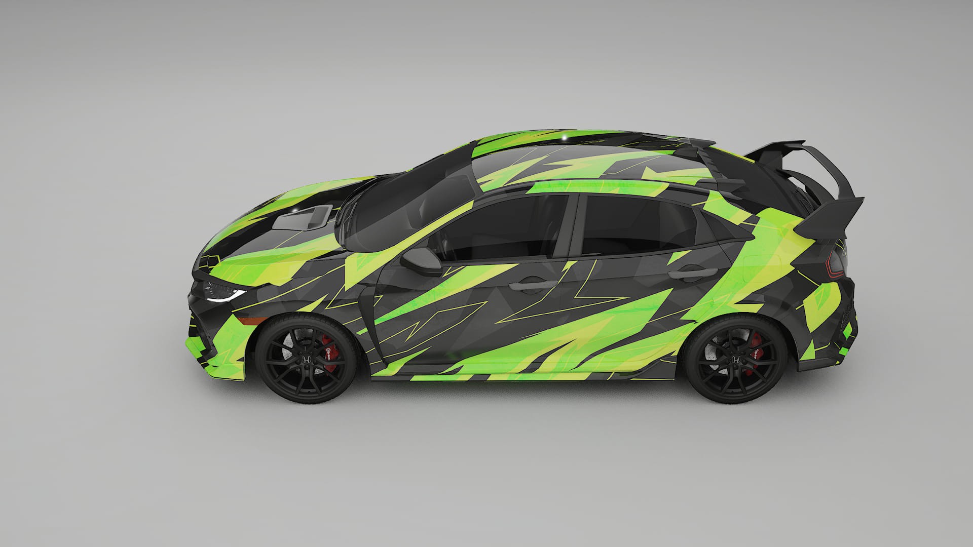 Honda Civic Type-R NINJA TURTLES Designed Wrap PPF Kit – Printable Polyurethane Film