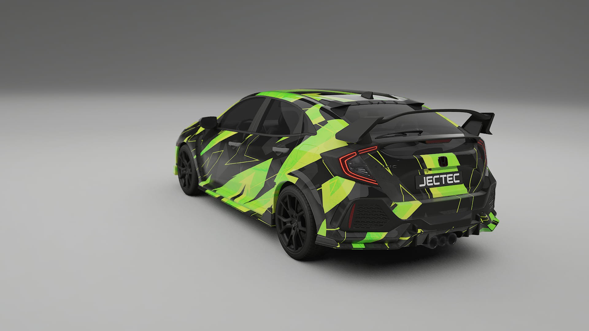 Honda Civic Type-R NINJA TURTLES – Design-Wrap PPF-Kit aus bedruckbarer Polyurethanfolie