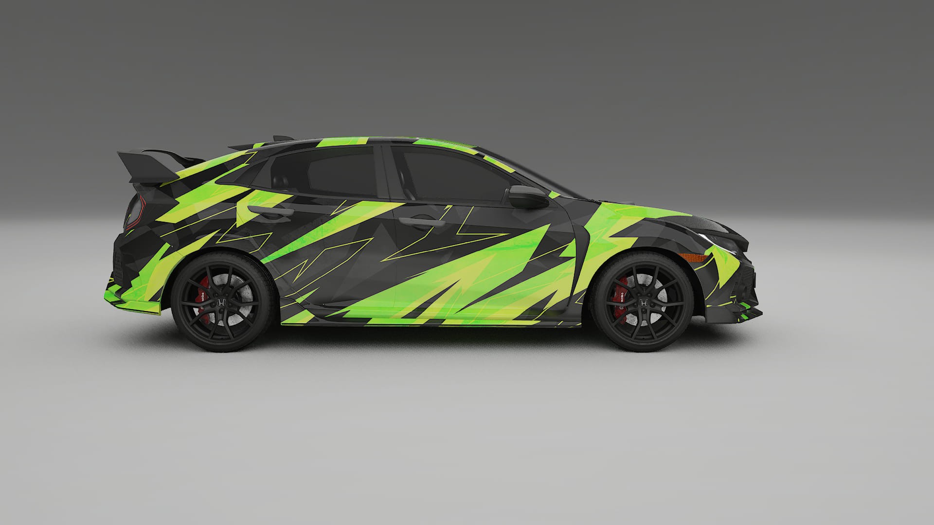 Honda Civic Type-R NINJA TURTLES Designed Wrap PPF Kit – Printable Polyurethane Film