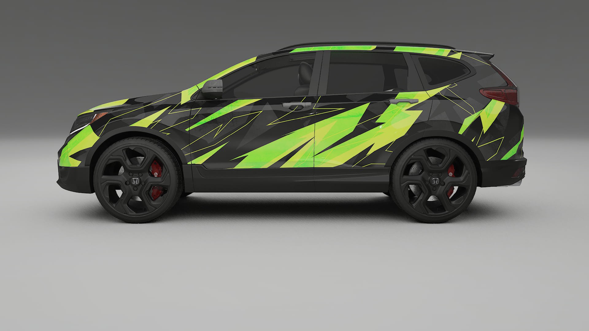 Honda CRV Touring prefacelift pre-LCI NINJA TURTLES Designed Wrap PPF Kit – Printable Polyurethane Film