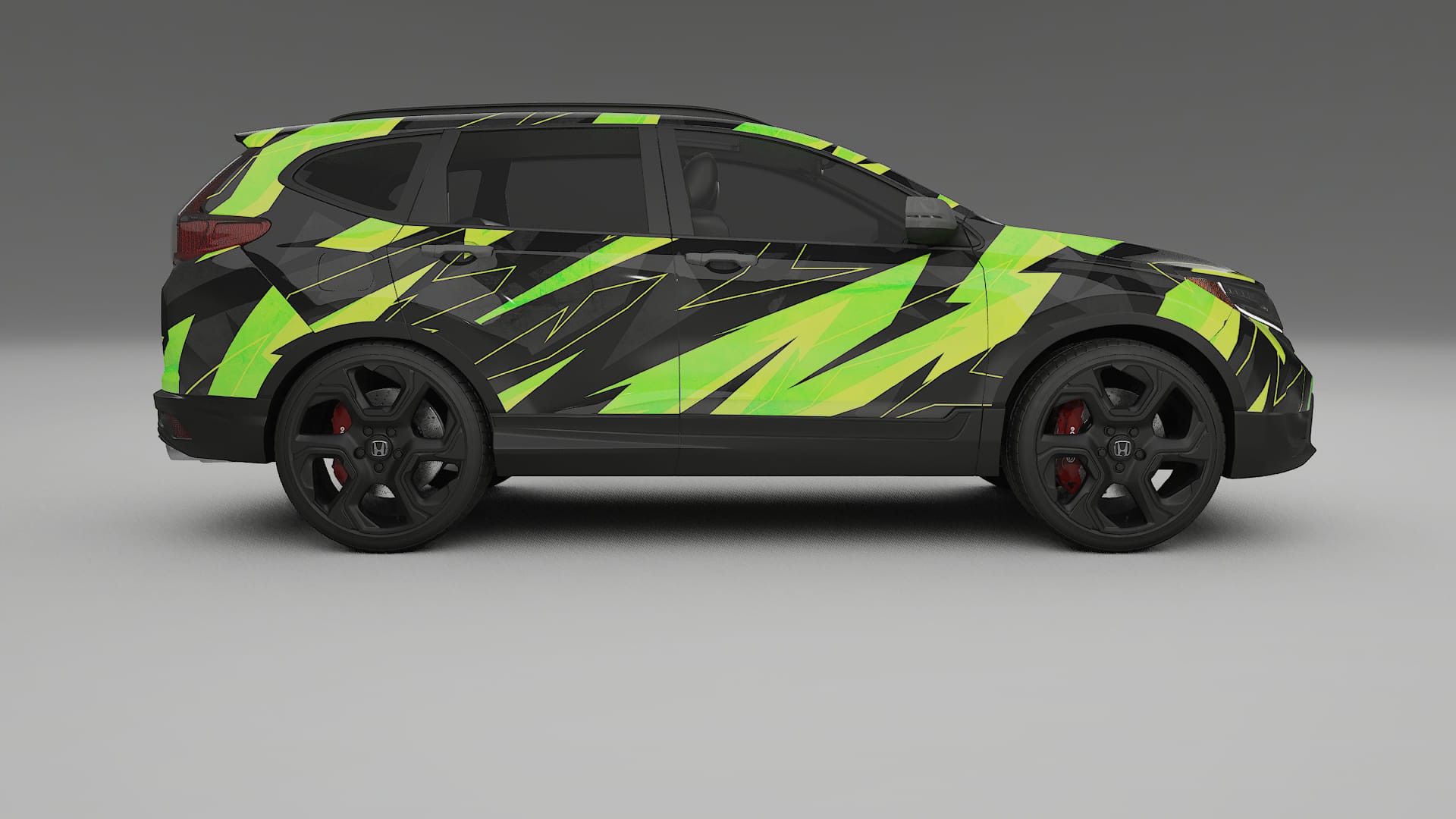 Honda CRV Touring prefacelift pre-LCI NINJA TURTLES Designed Wrap PPF Kit – Printable Polyurethane Film