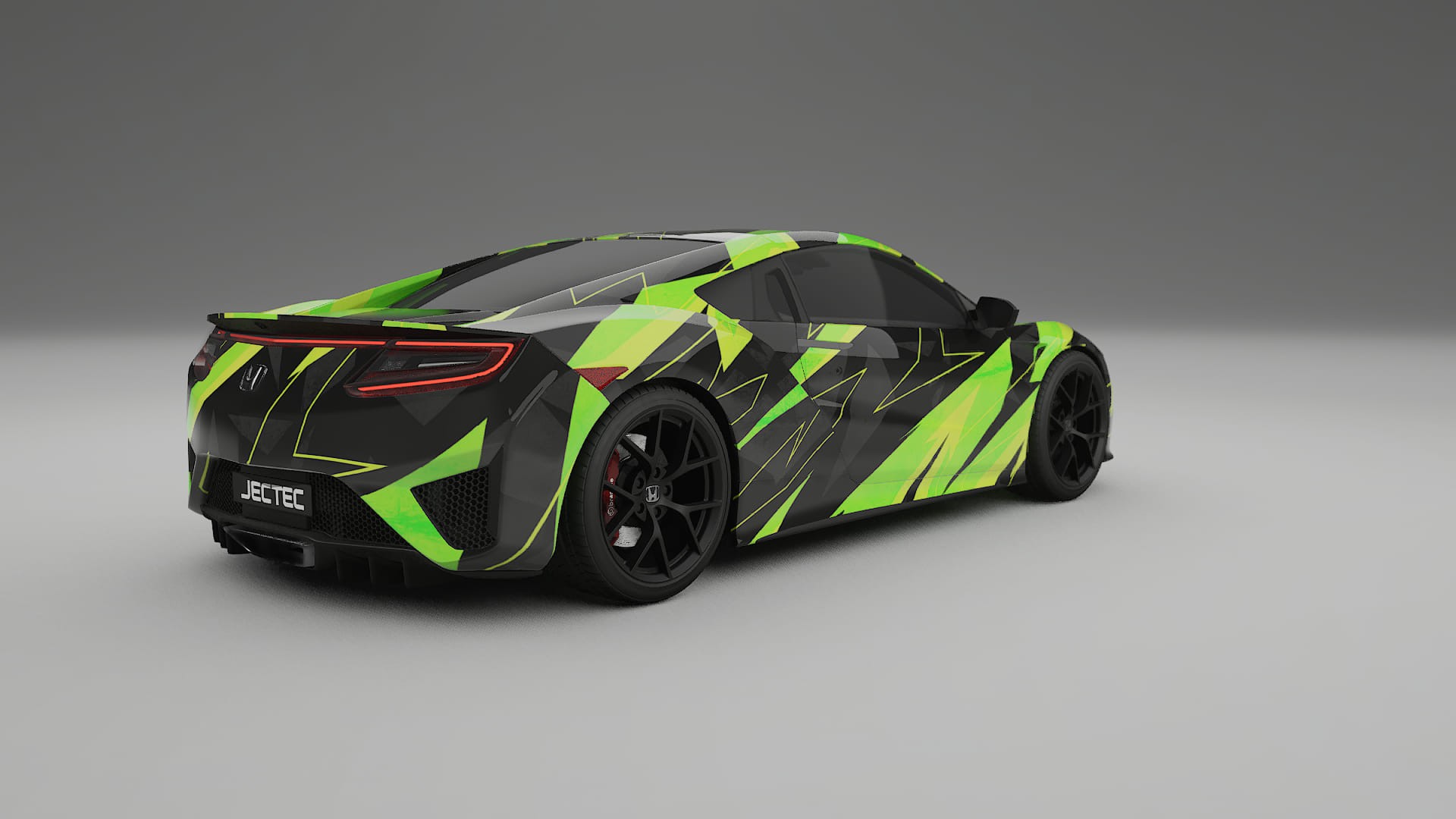 Honda NSX prefacelift pre-LCI NINJA TURTLES – Design-Wrap PPF-Kit aus bedruckbarer Polyurethanfolie