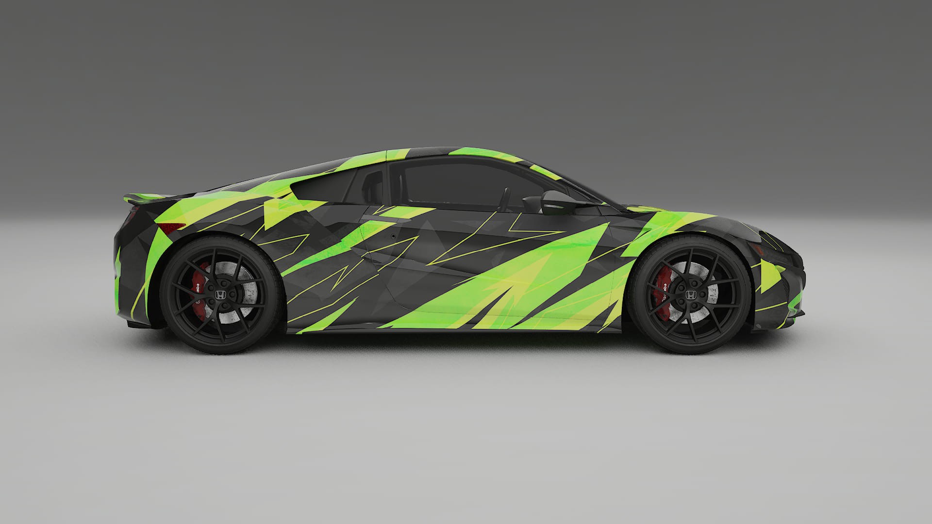 Honda NSX prefacelift pre-LCI NINJA TURTLES – Design-Wrap PPF-Kit aus bedruckbarer Polyurethanfolie