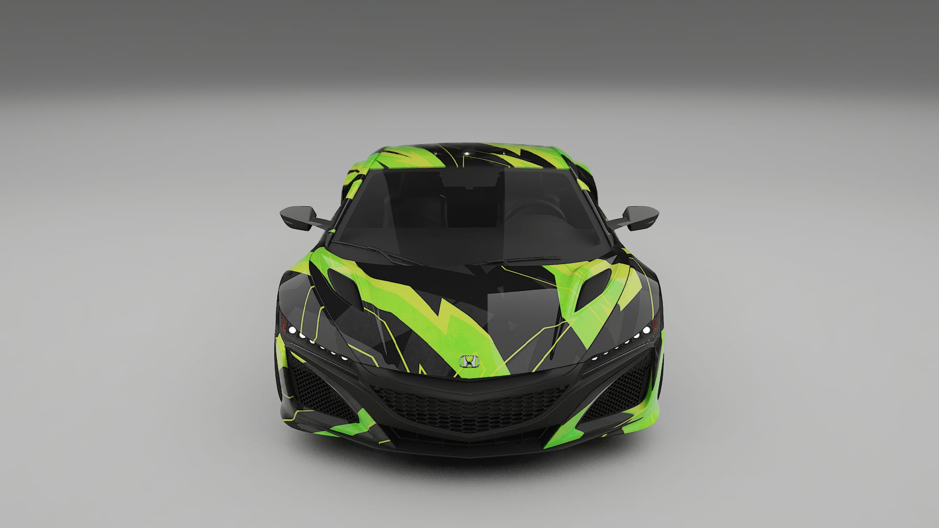 Honda NSX prefacelift pre-LCI NINJA TURTLES Designed Wrap PPF Kit – Printable Polyurethane Film