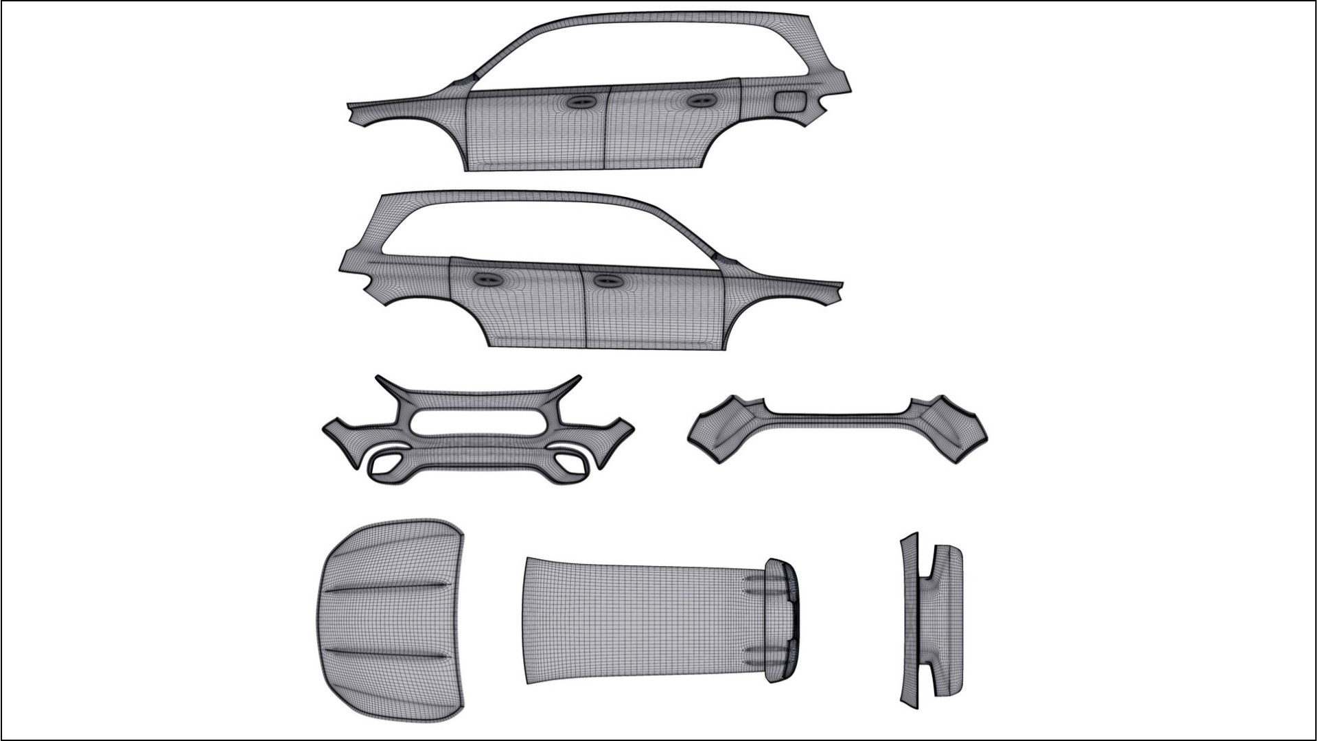 Mercedes AMG GLB COBRA 11 – Design-Wrap PPF-Kit aus bedruckbarer Polyurethanfolie