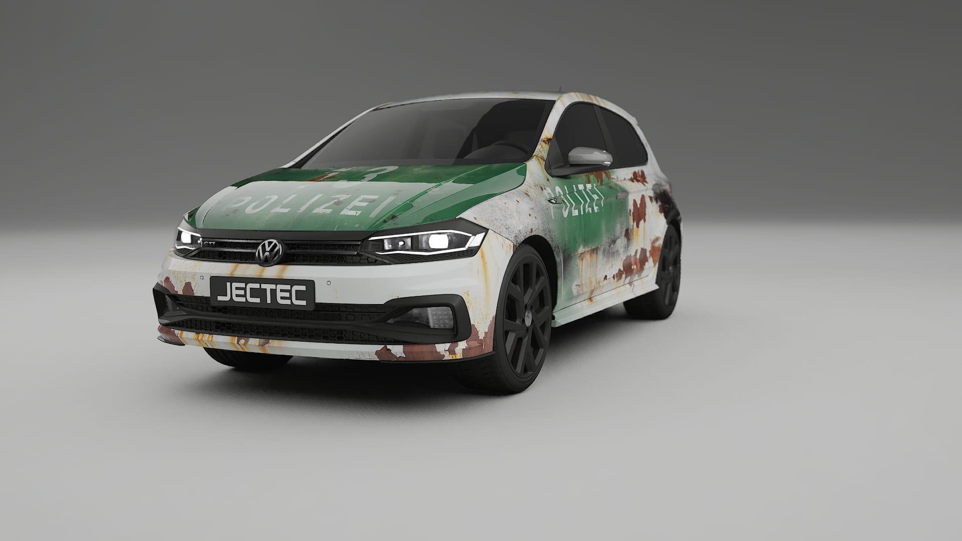 VW Polo GTI VI COBRA 11 – Design-Wrap PPF-Kit aus bedruckbarer Polyurethanfolie