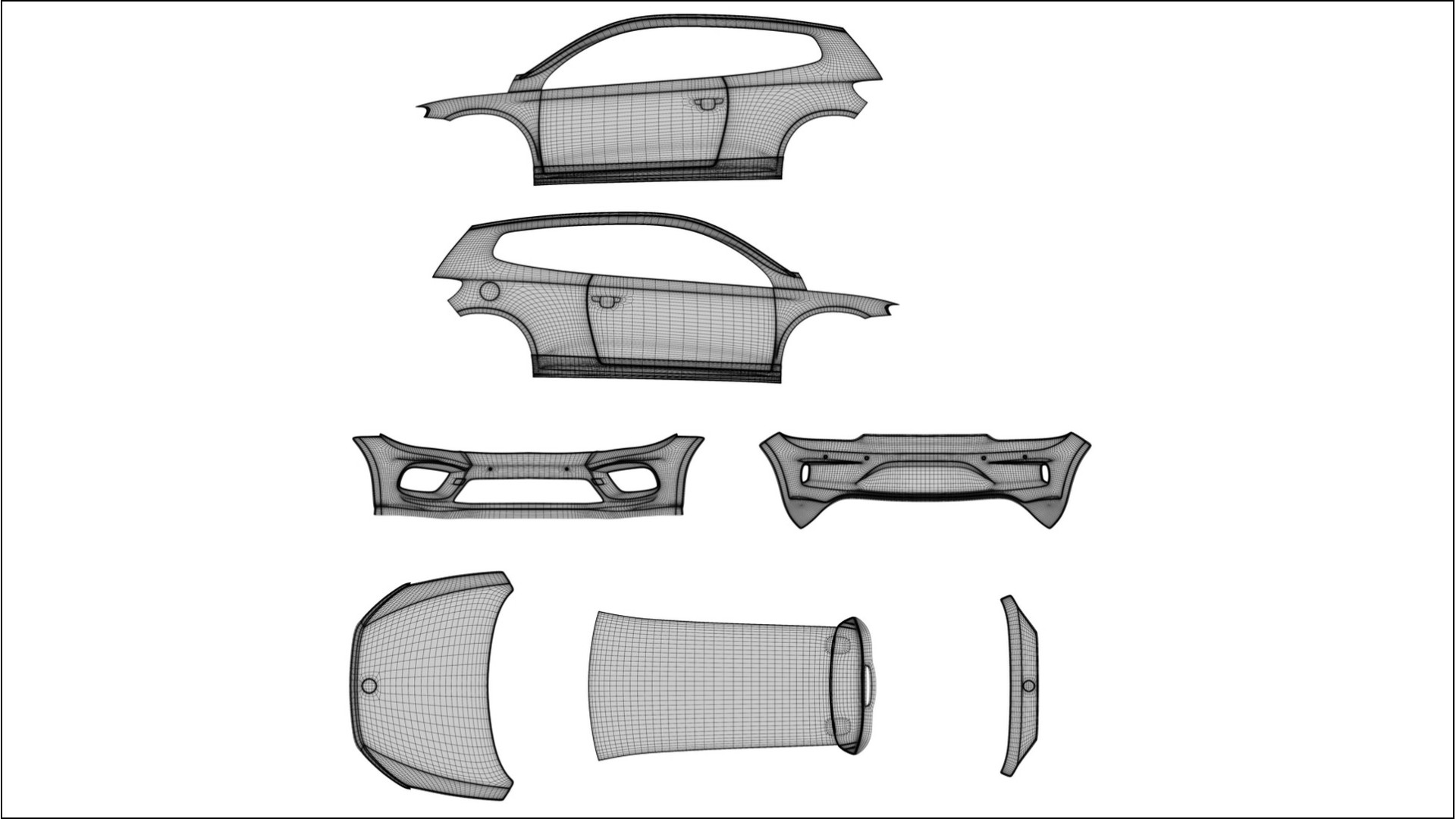 VW Scirocco R III COBRA 11 Designed Wrap PPF Kit – Printable Polyurethane Film 2