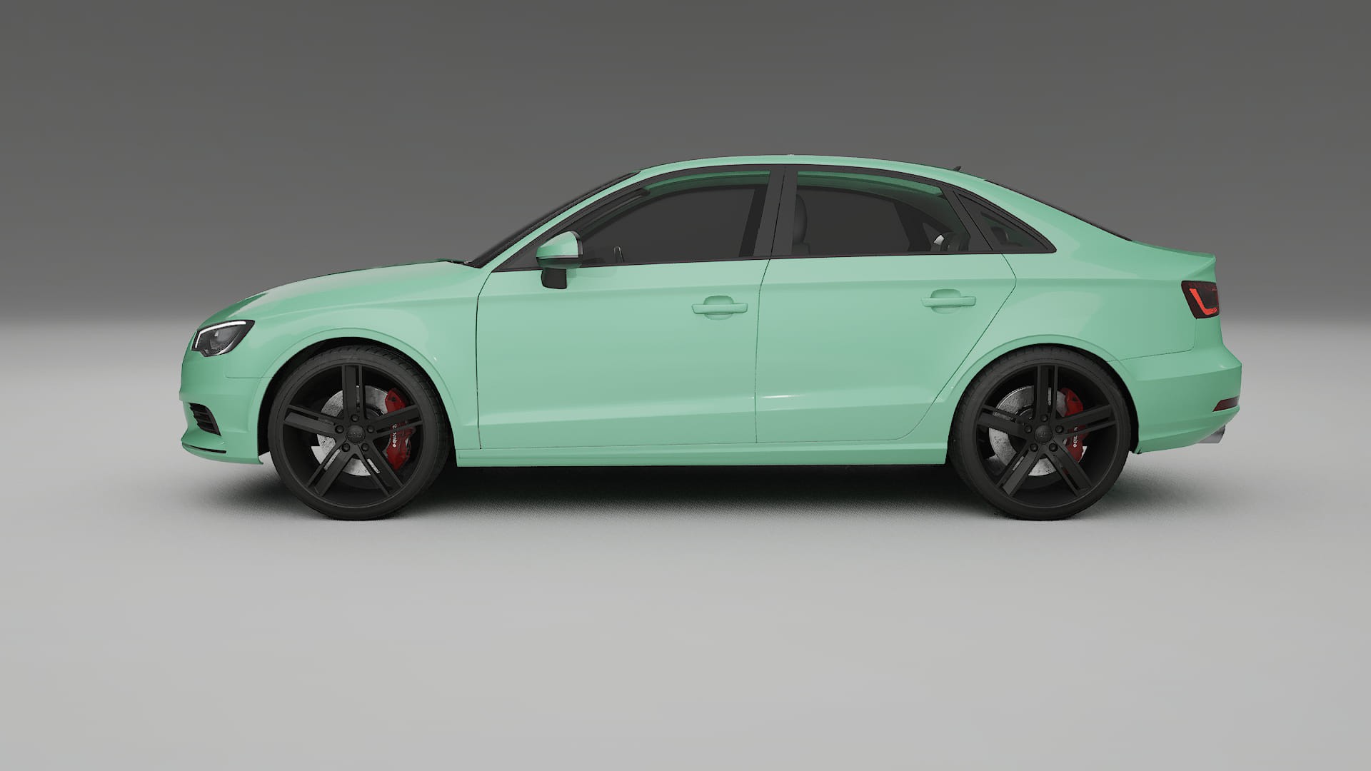 Audi A3 8V sedan prefacelift pre-LCI TPU Paint Protection Film | DUSTY Color Change PPF Full Pre-Cut Kit