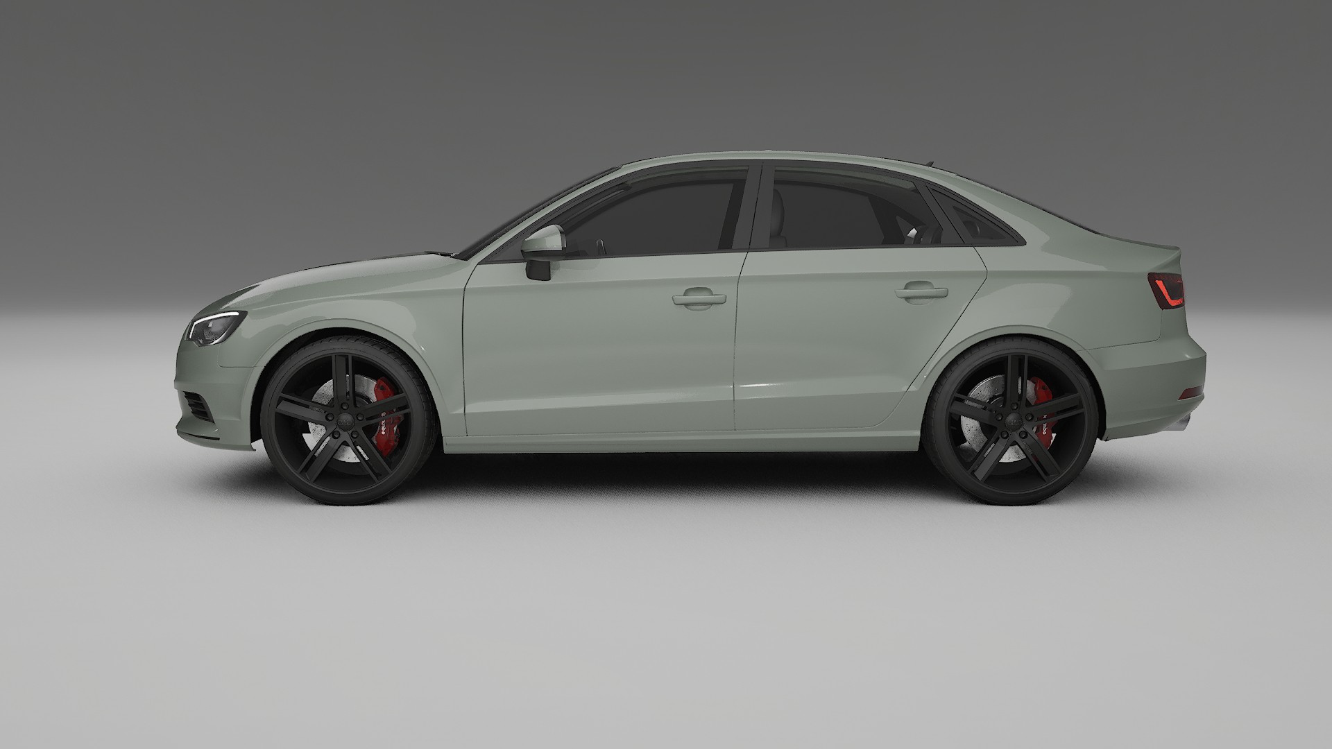 Audi A3 8V sedan prefacelift pre-LCI TPU Paint Protection Film | SLATE Color Change PPF Full Pre-Cut Kit