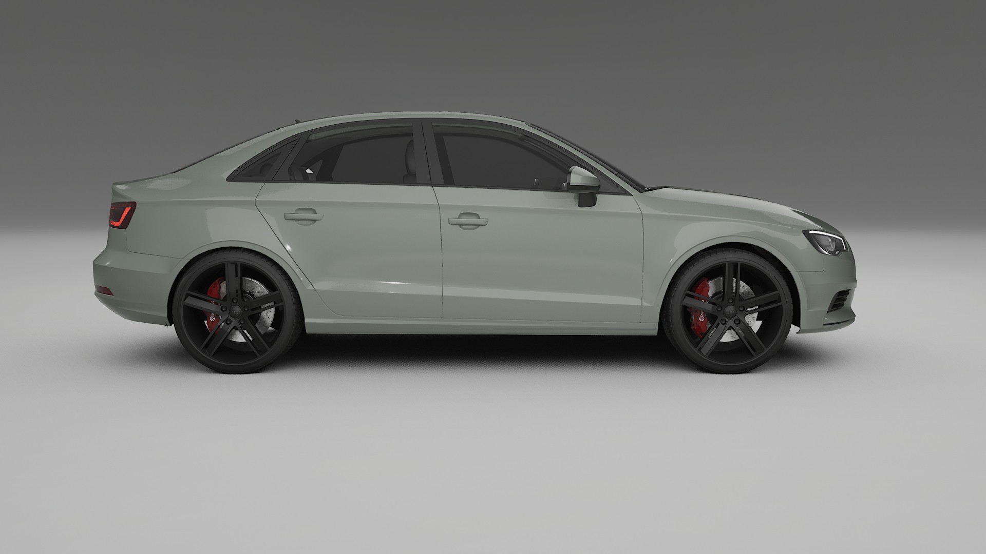 Audi A3 8V sedan prefacelift pre-LCI TPU Paint Protection Film | SLATE Color Change PPF Full Pre-Cut Kit