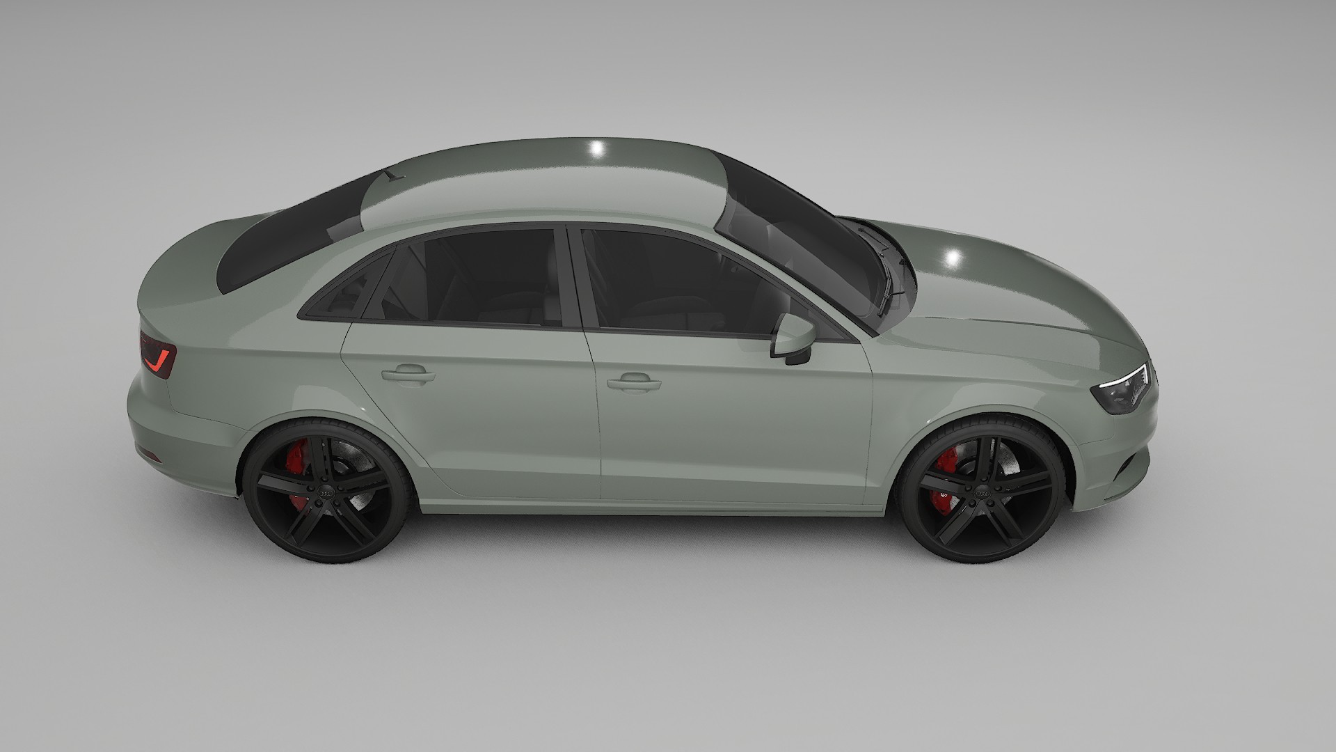 Audi A3 8V sedan prefacelift pre-LCI TPU Paint Protection Film | SLATE Color Change PPF Full Pre-Cut Kit