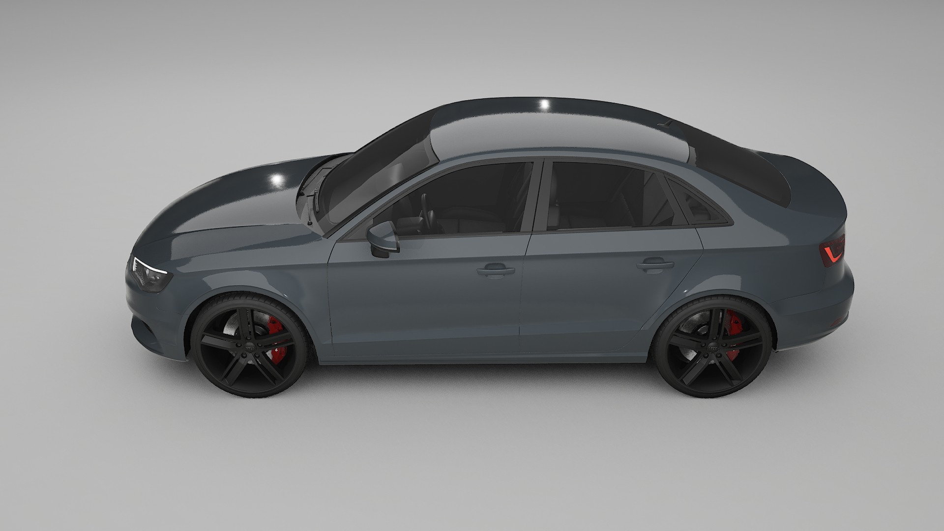 Audi A3 8V sedan prefacelift pre-LCI TPU Paint Protection Film | GRANITE Color Change PPF Full Pre-Cut Kit