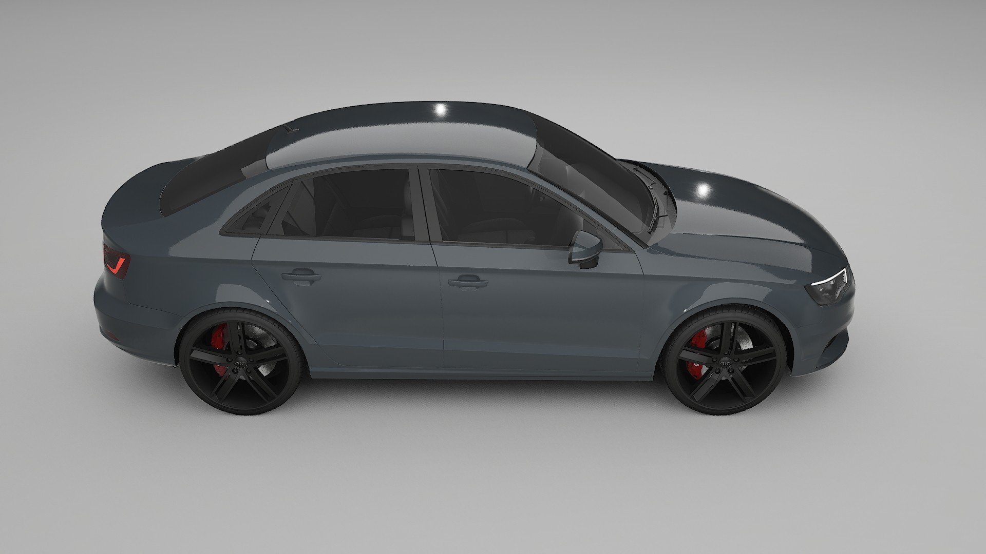 Audi A3 8V sedan prefacelift pre-LCI TPU Paint Protection Film | GRANITE Color Change PPF Full Pre-Cut Kit