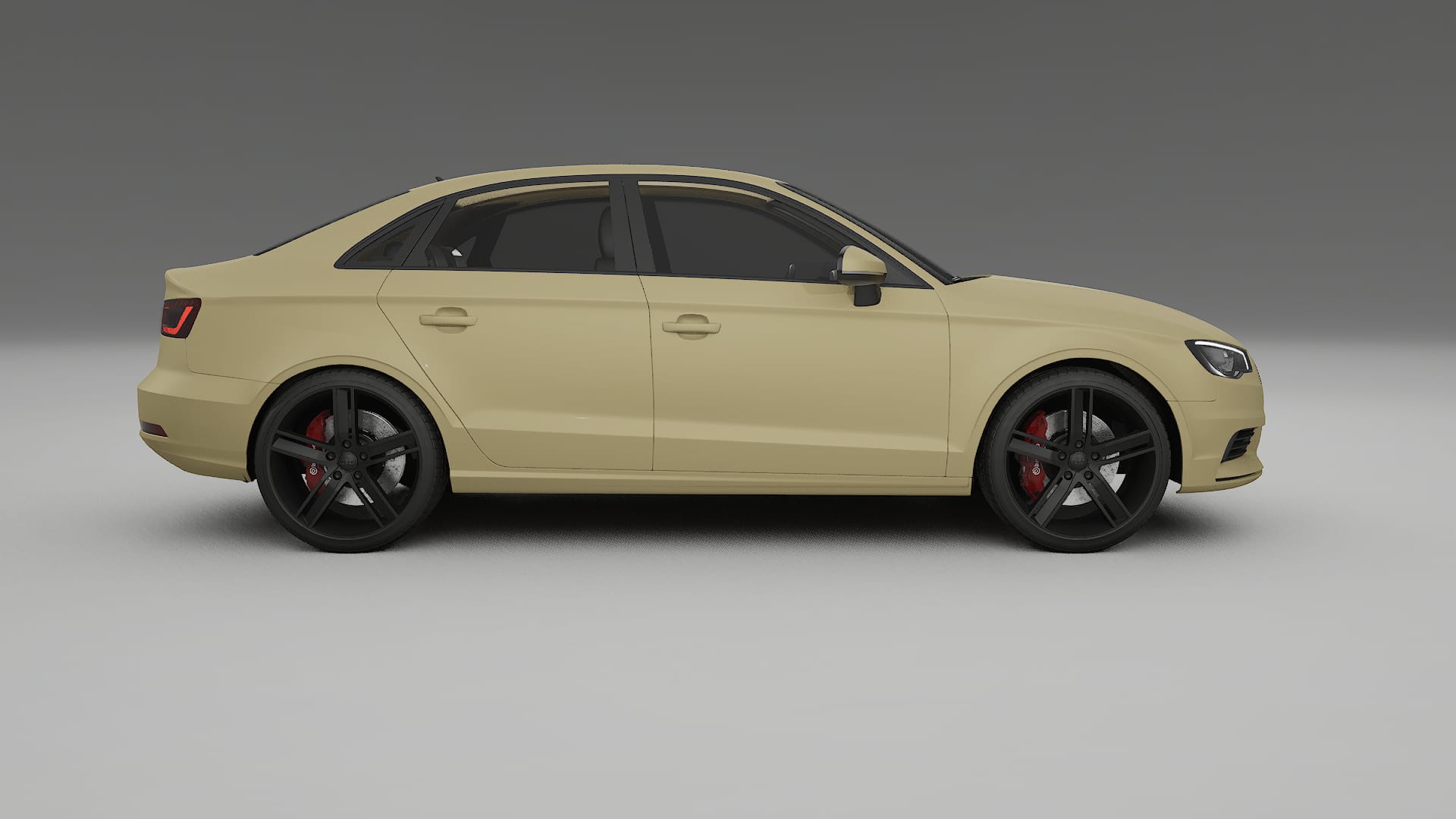 Audi A3 8V sedan prefacelift pre-LCI TPU Paint Protection Film | SAND Color Change PPF Full Pre-Cut Kit