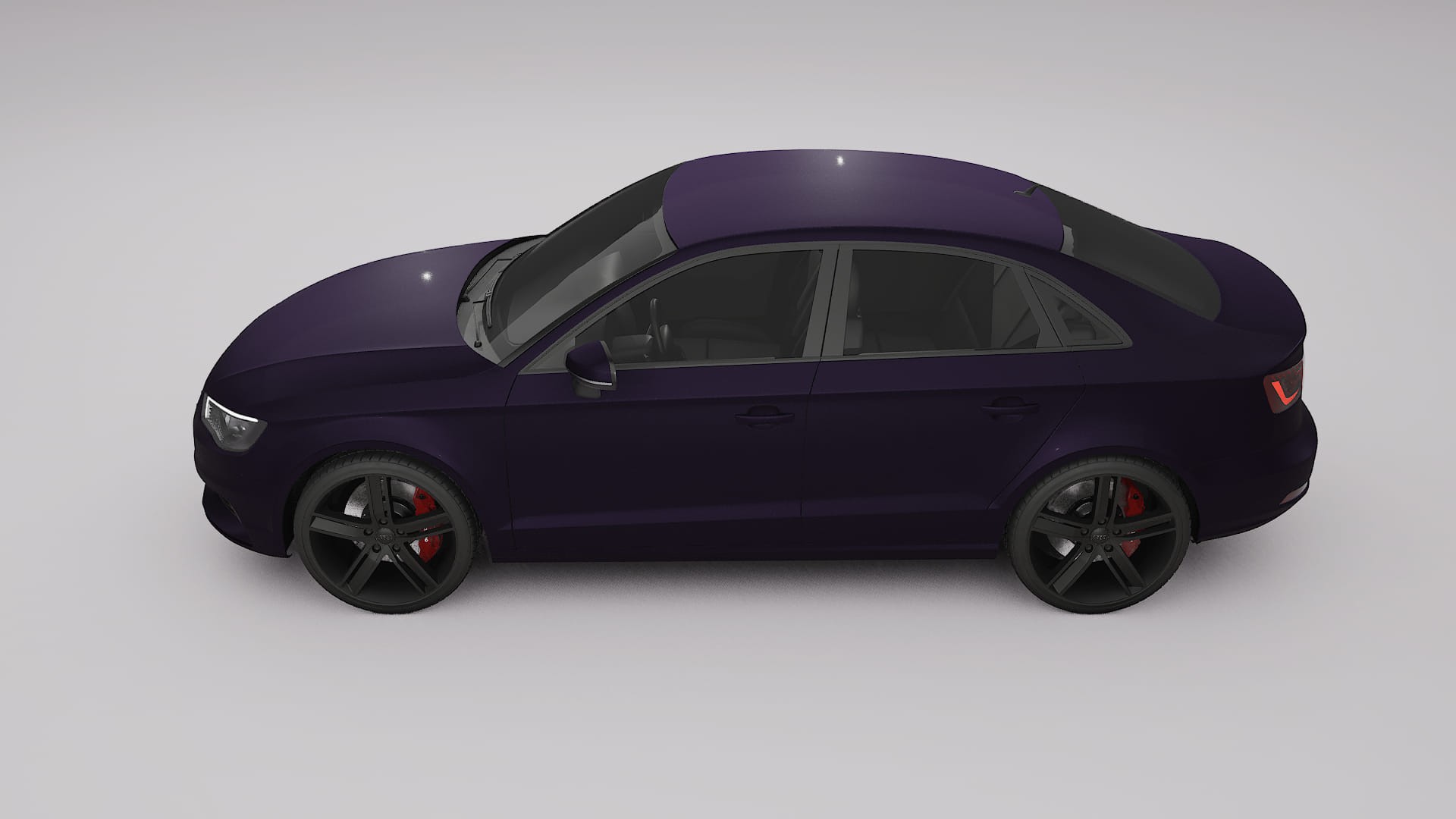 Audi A3 8V sedan prefacelift pre-LCI TPU Paint Protection Film | VIOLET Color Change PPF Full Pre-Cut Kit