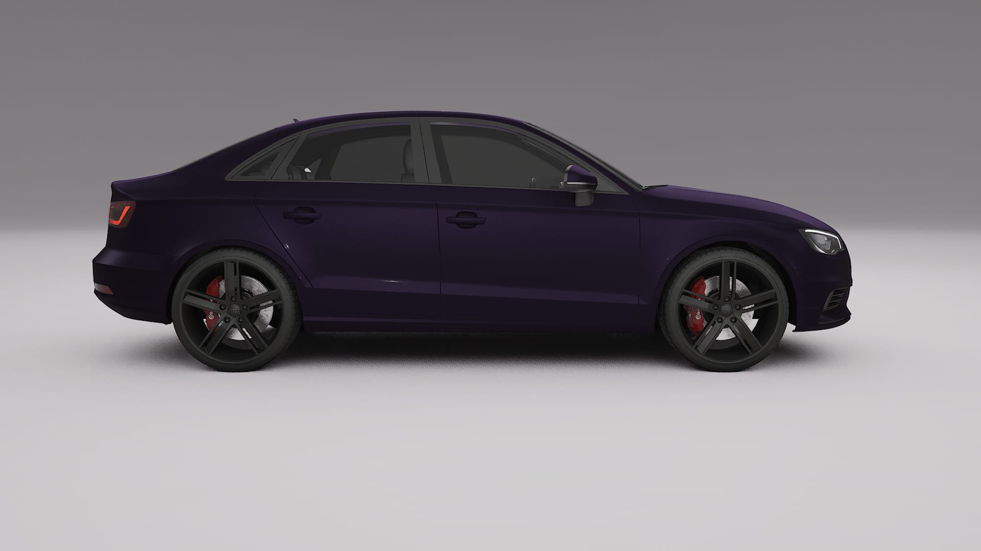 Audi A3 8V sedan prefacelift pre-LCI TPU Paint Protection Film | VIOLET Color Change PPF Full Pre-Cut Kit