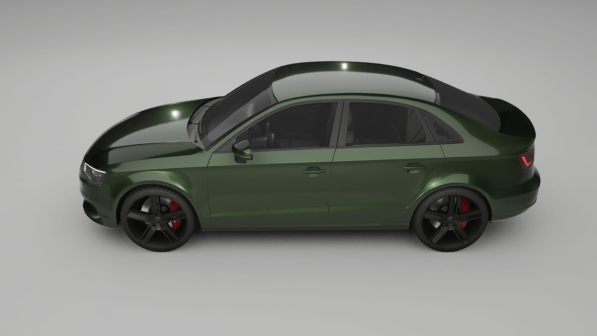 Audi A3 8V sedan prefacelift pre-LCI TPU Paint Protection Film | LAGOON Color Change PPF Full Pre-Cut Kit