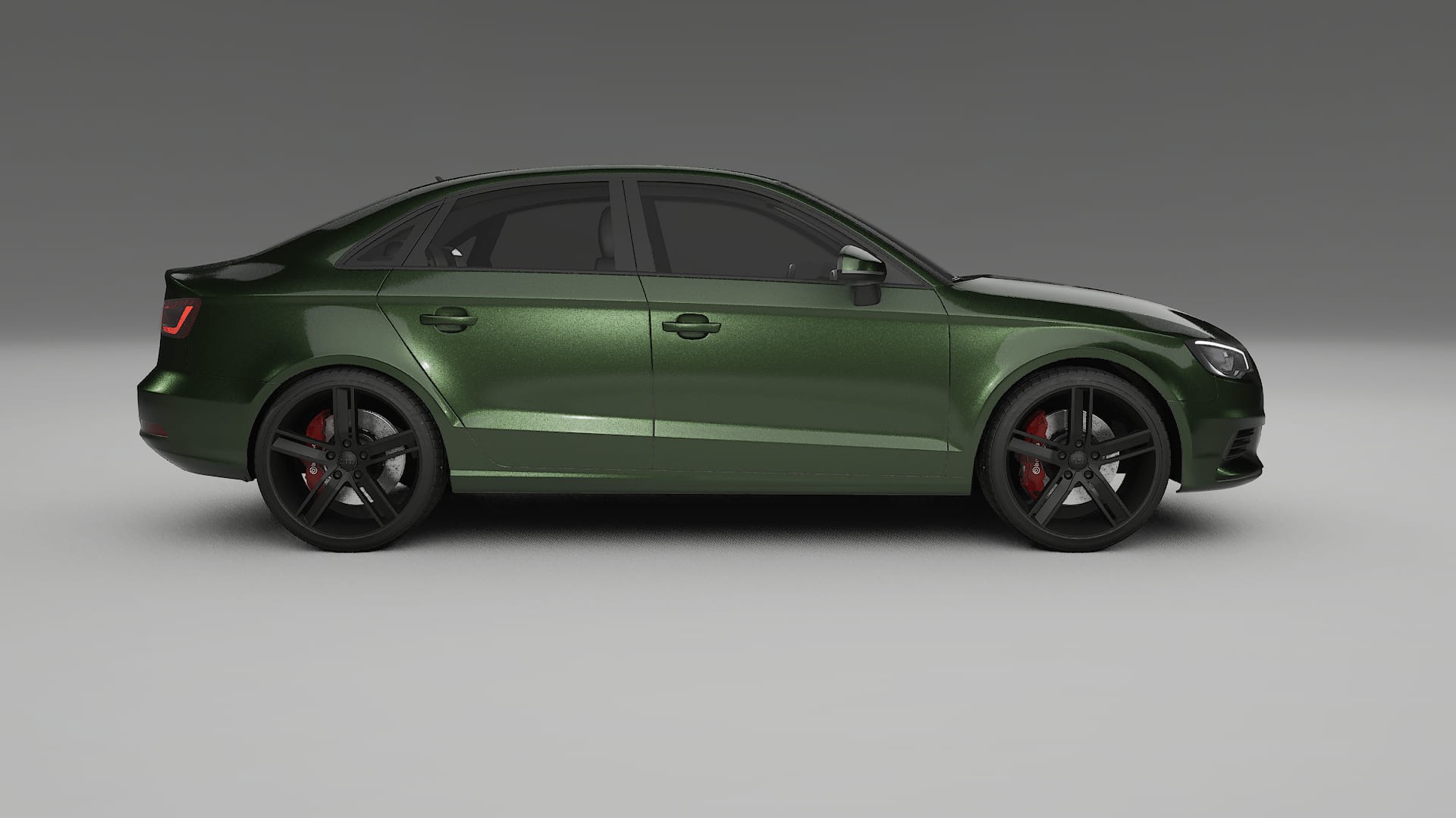 Audi A3 8V sedan prefacelift pre-LCI TPU Paint Protection Film | LAGOON Color Change PPF Full Pre-Cut Kit