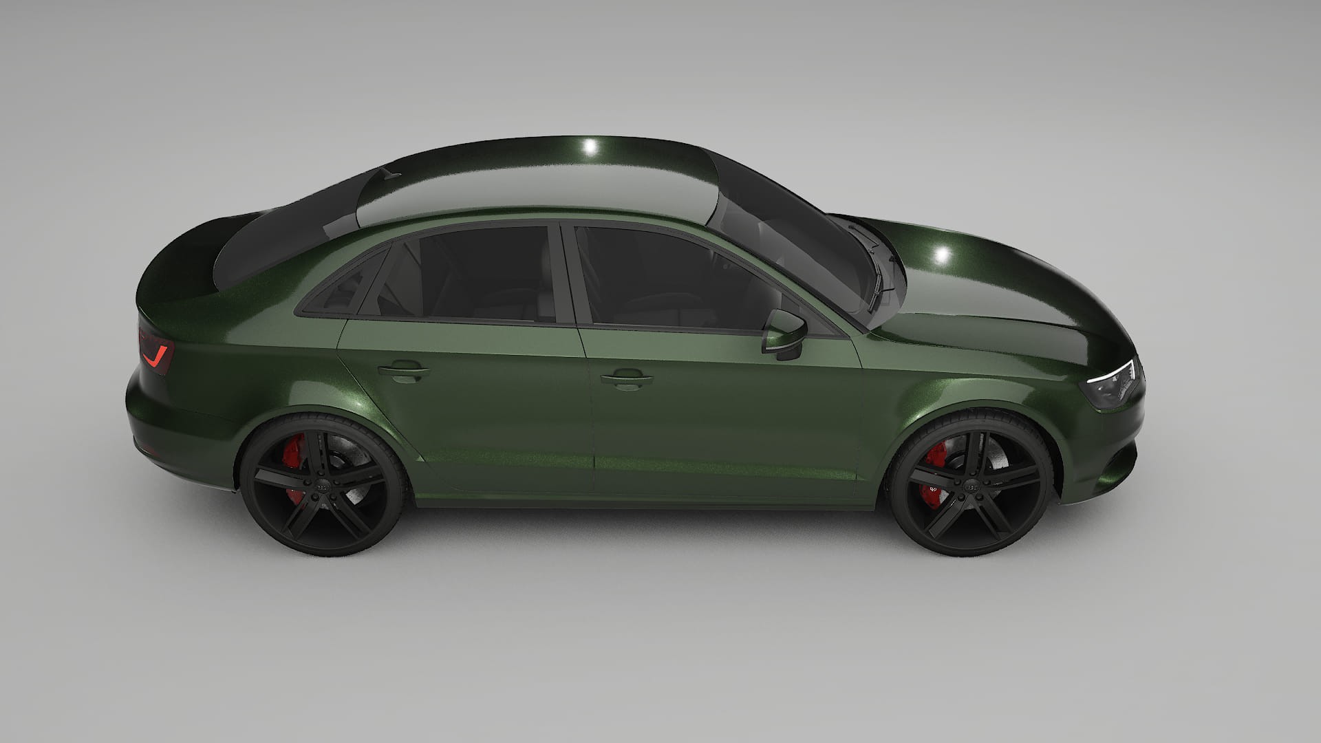 Audi A3 8V sedan prefacelift pre-LCI TPU Paint Protection Film | LAGOON Color Change PPF Full Pre-Cut Kit