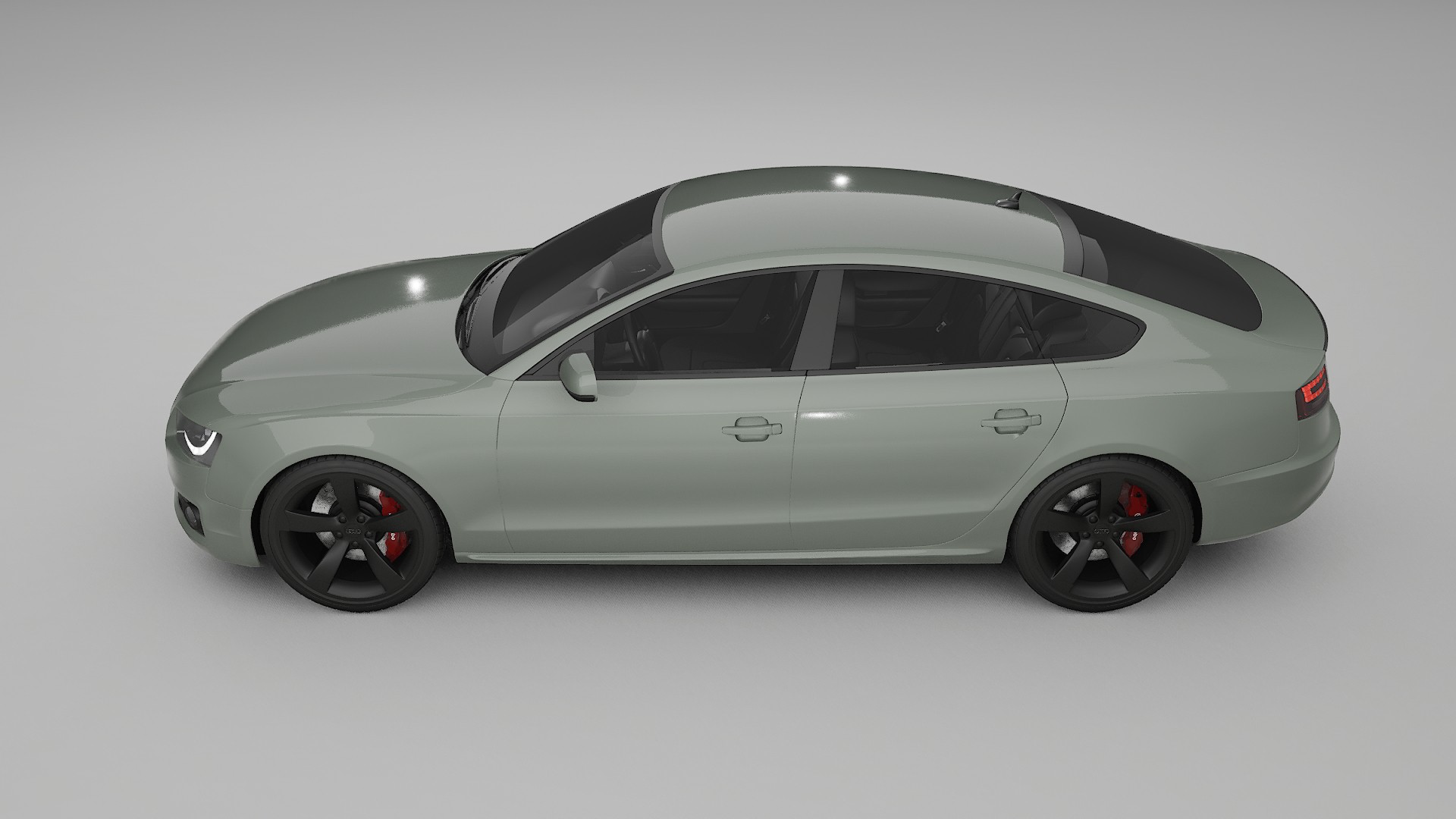 Audi A5 8T Sportback prefacelift pre-LCI TPU Paint Protection Film | SLATE Color Change PPF Full Pre-Cut Kit