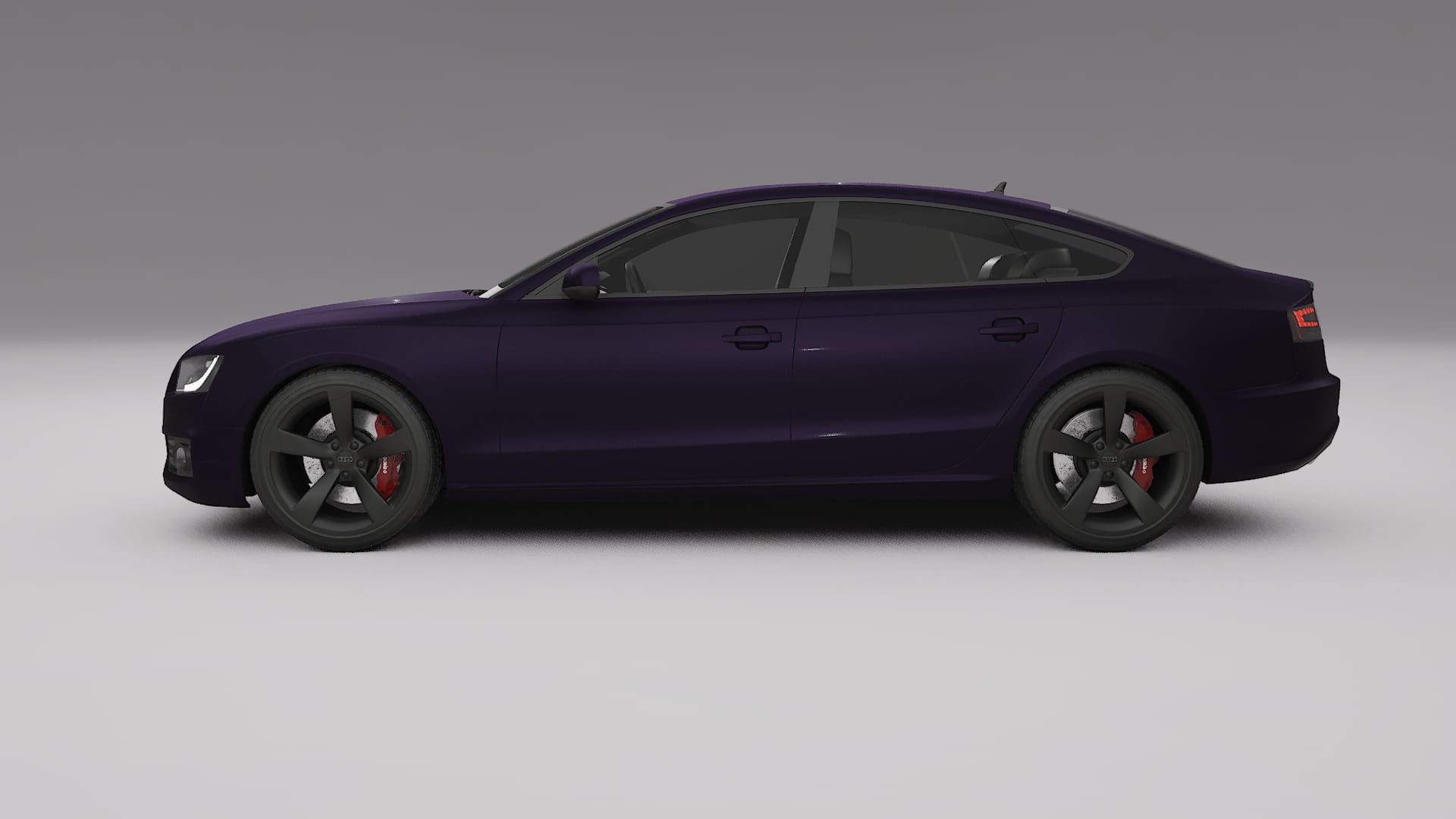 Audi A5 8T Sportback prefacelift pre-LCI TPU Paint Protection Film | VIOLET Color Change PPF Full Pre-Cut Kit