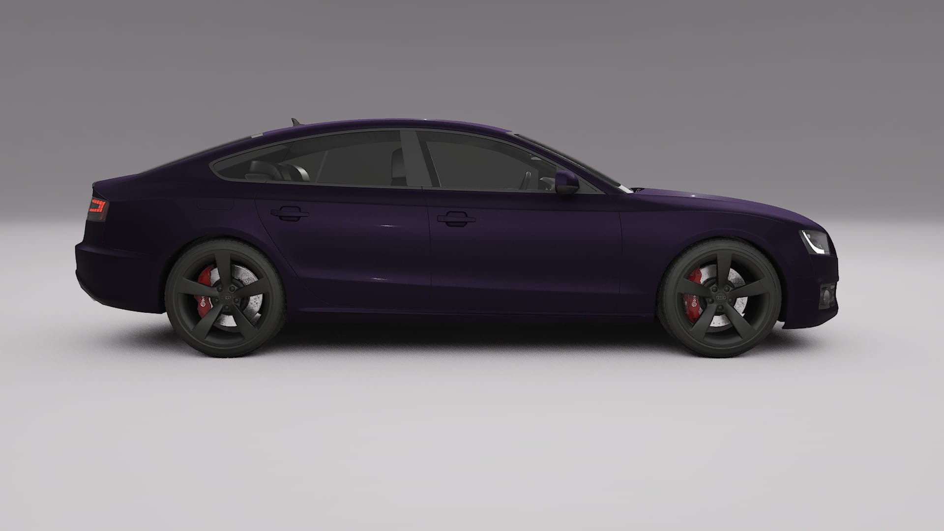 Audi A5 8T Sportback prefacelift pre-LCI TPU Paint Protection Film | VIOLET Color Change PPF Full Pre-Cut Kit