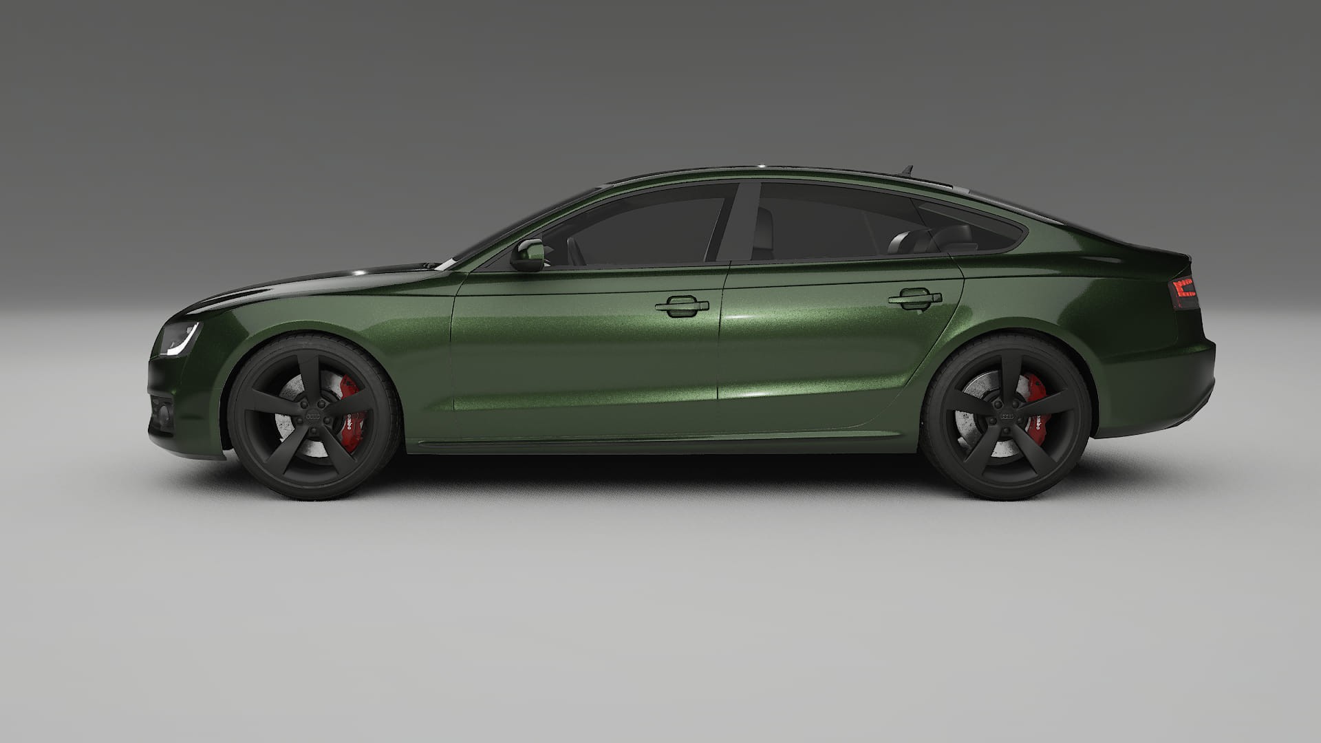 Audi A5 8T Sportback prefacelift pre-LCI TPU Paint Protection Film | LAGOON Color Change PPF Full Pre-Cut Kit