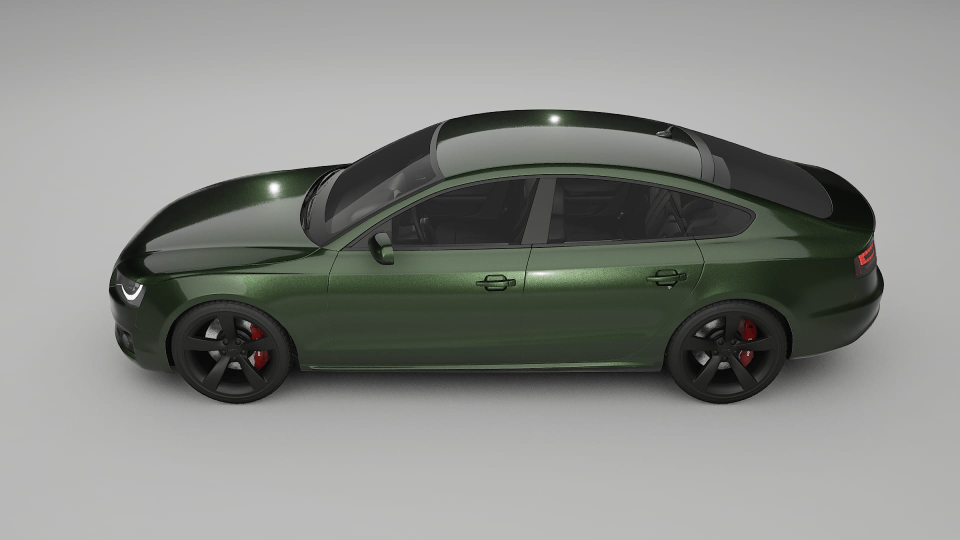 Audi A5 8T Sportback prefacelift pre-LCI TPU Paint Protection Film | LAGOON Color Change PPF Full Pre-Cut Kit