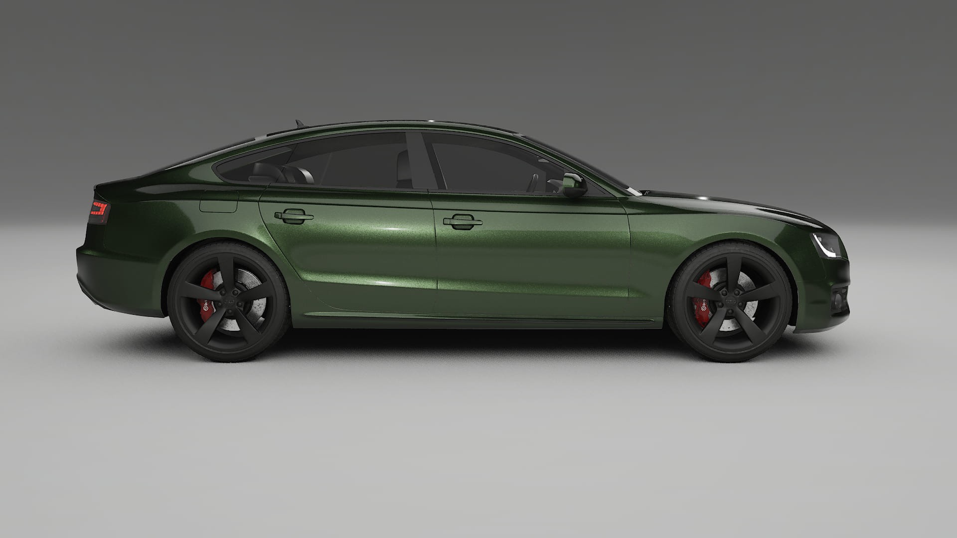 Audi A5 8T Sportback prefacelift pre-LCI TPU Paint Protection Film | LAGOON Color Change PPF Full Pre-Cut Kit