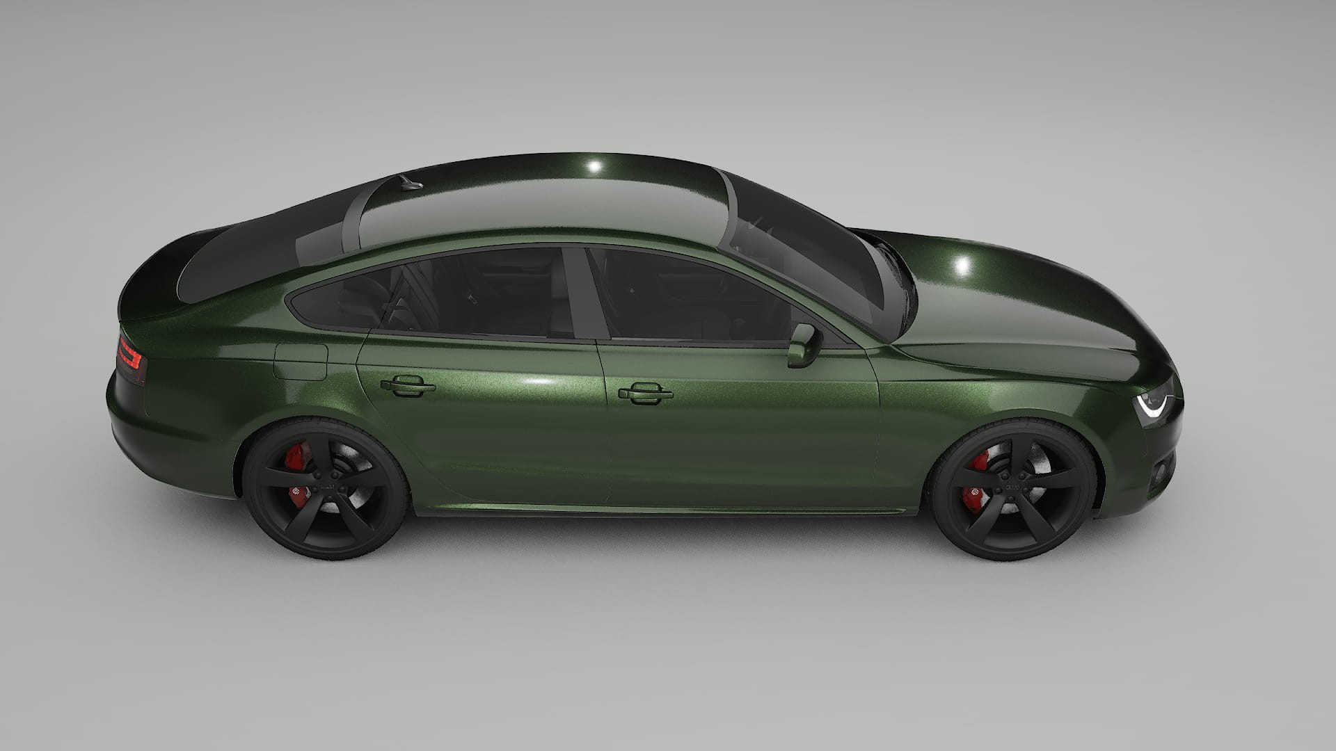 Audi A5 8T Sportback prefacelift pre-LCI TPU Paint Protection Film | LAGOON Color Change PPF Full Pre-Cut Kit