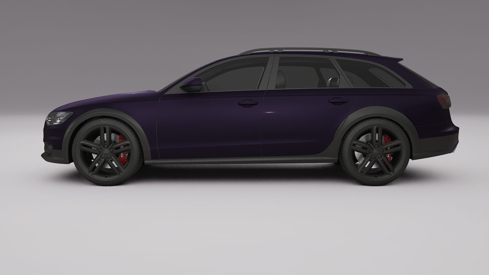Audi A6 Allroad C7 prefacelift pre-LCI TPU Paint Protection Film | VIOLET Color Change PPF Full Pre-Cut Kit