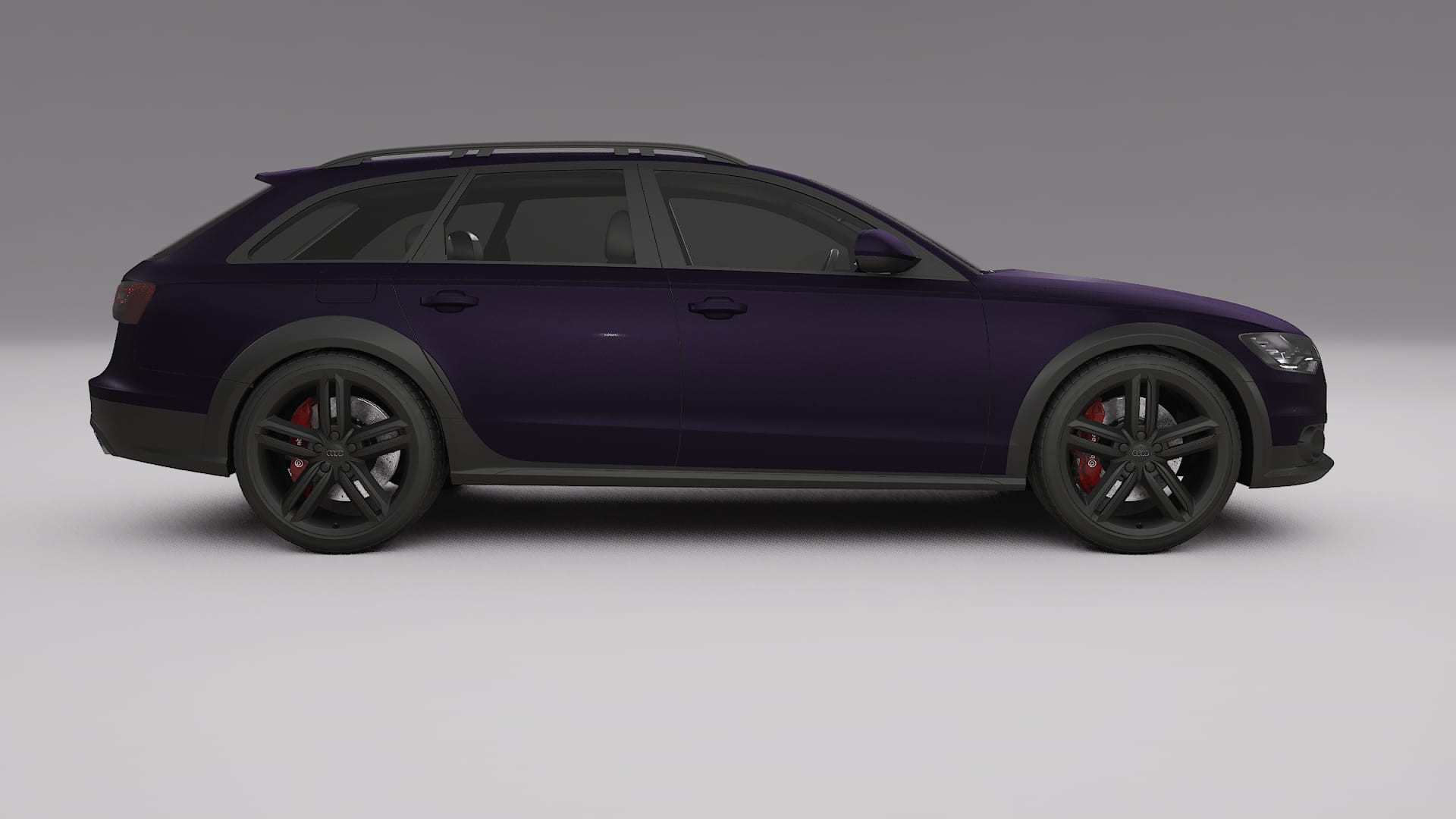 Audi A6 Allroad C7 prefacelift pre-LCI TPU Paint Protection Film | VIOLET Color Change PPF Full Pre-Cut Kit