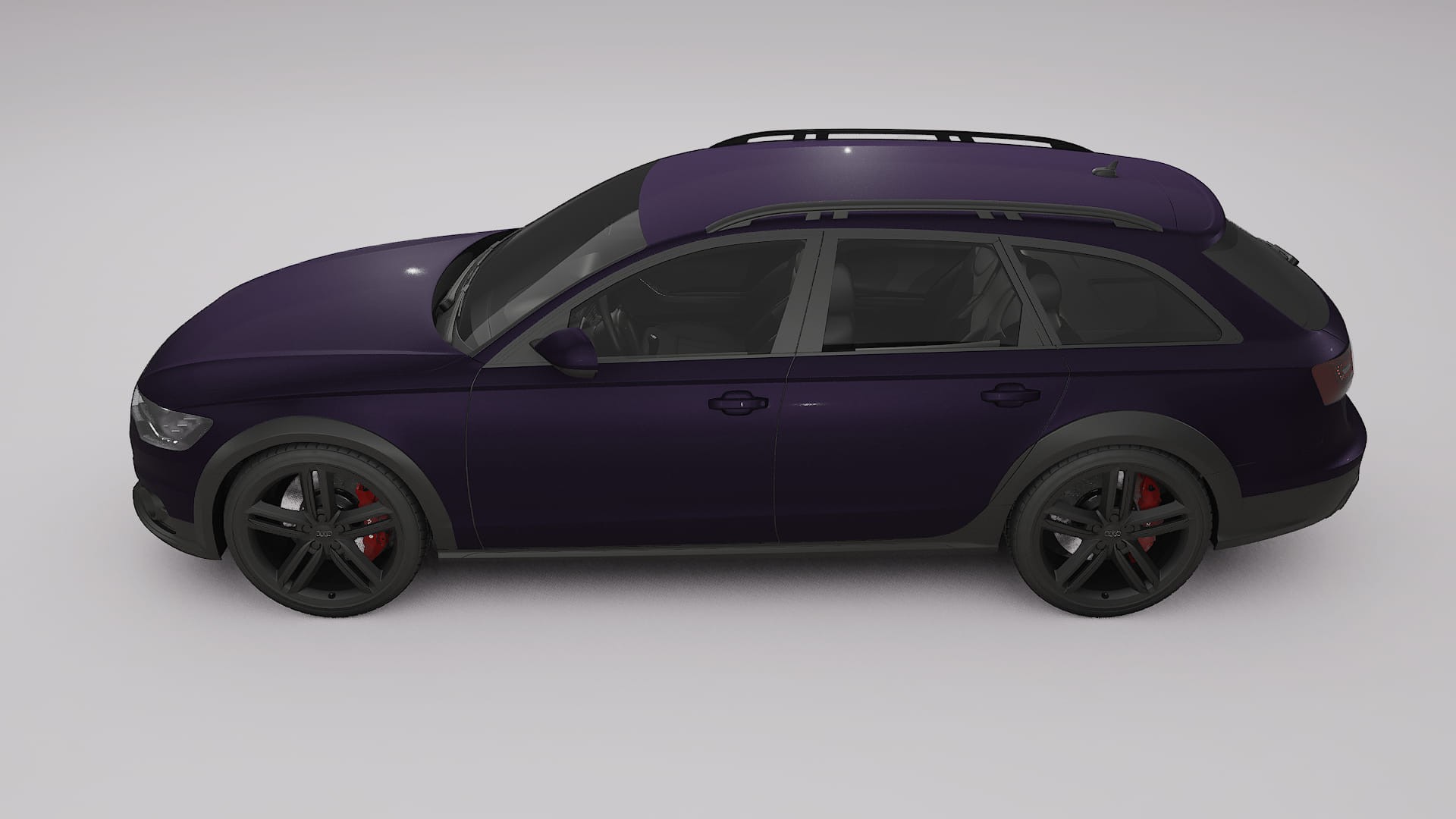 Audi A6 Allroad C7 prefacelift pre-LCI TPU Paint Protection Film | VIOLET Color Change PPF Full Pre-Cut Kit
