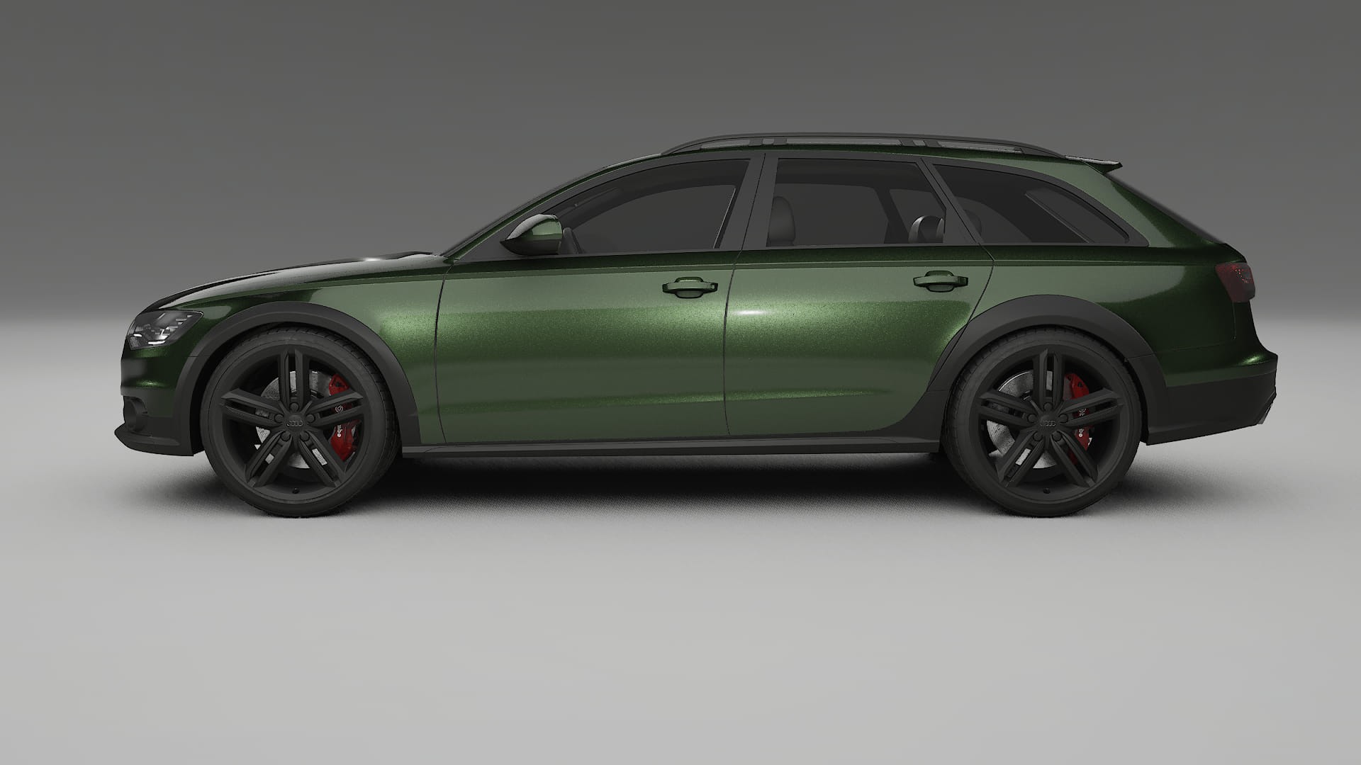 Audi A6 Allroad C7 prefacelift pre-LCI TPU Paint Protection Film | LAGOON Color Change PPF Full Pre-Cut Kit