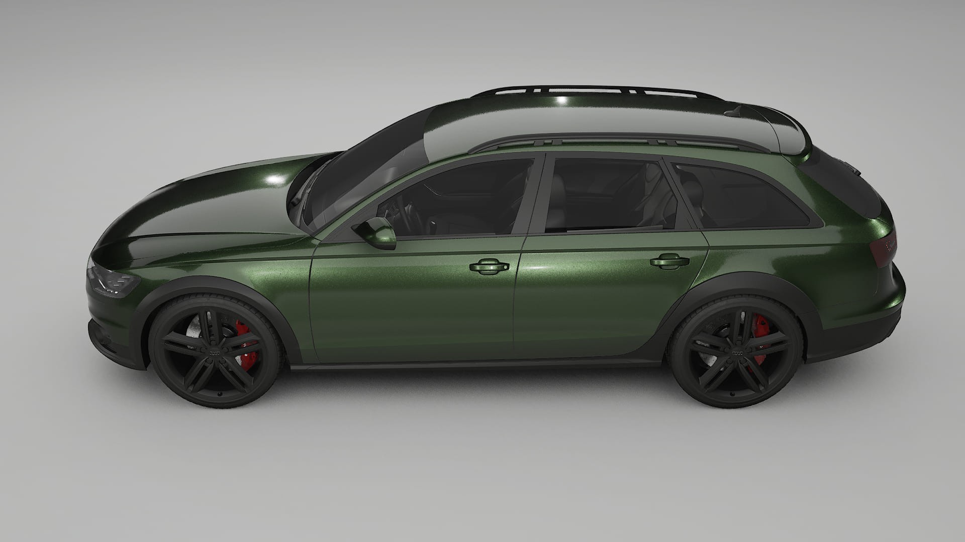 Audi A6 Allroad C7 prefacelift pre-LCI TPU Paint Protection Film | LAGOON Color Change PPF Full Pre-Cut Kit