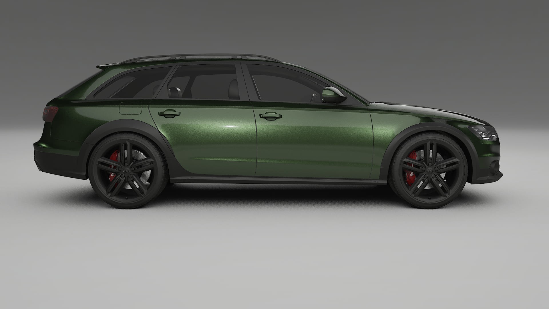 Audi A6 Allroad C7 prefacelift pre-LCI TPU Paint Protection Film | LAGOON Color Change PPF Full Pre-Cut Kit