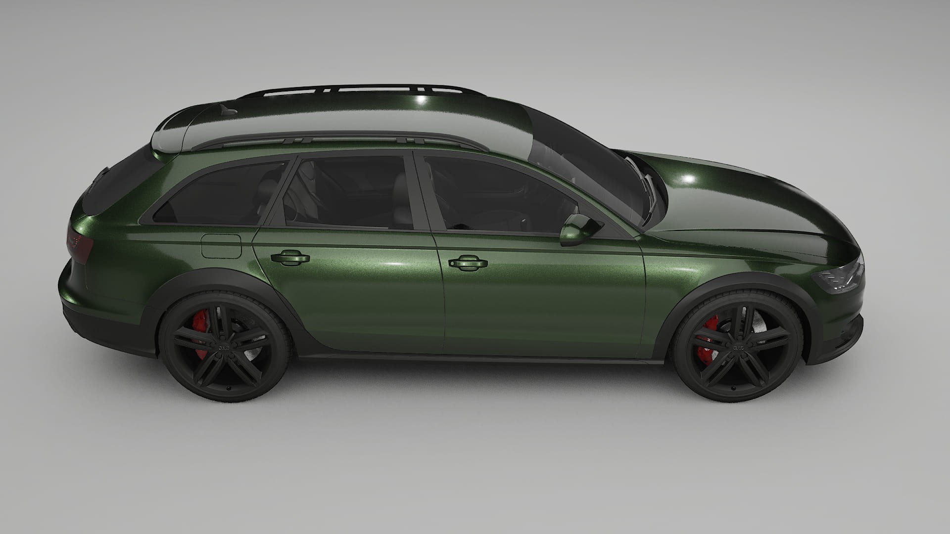 Audi A6 Allroad C7 prefacelift pre-LCI TPU Paint Protection Film | LAGOON Color Change PPF Full Pre-Cut Kit