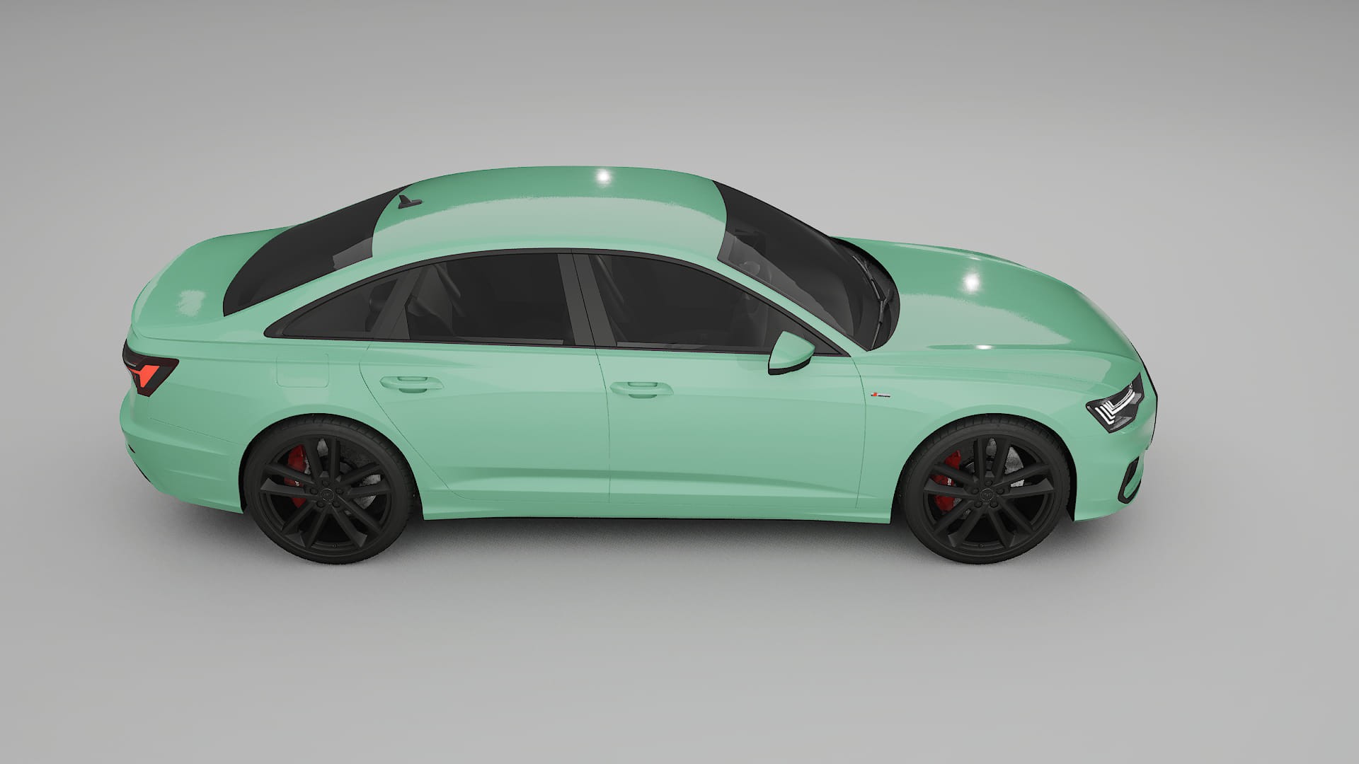 Audi A6 S-Line C8 TPU Paint Protection Film | DUSTY Color Change PPF Full Pre-Cut Kit