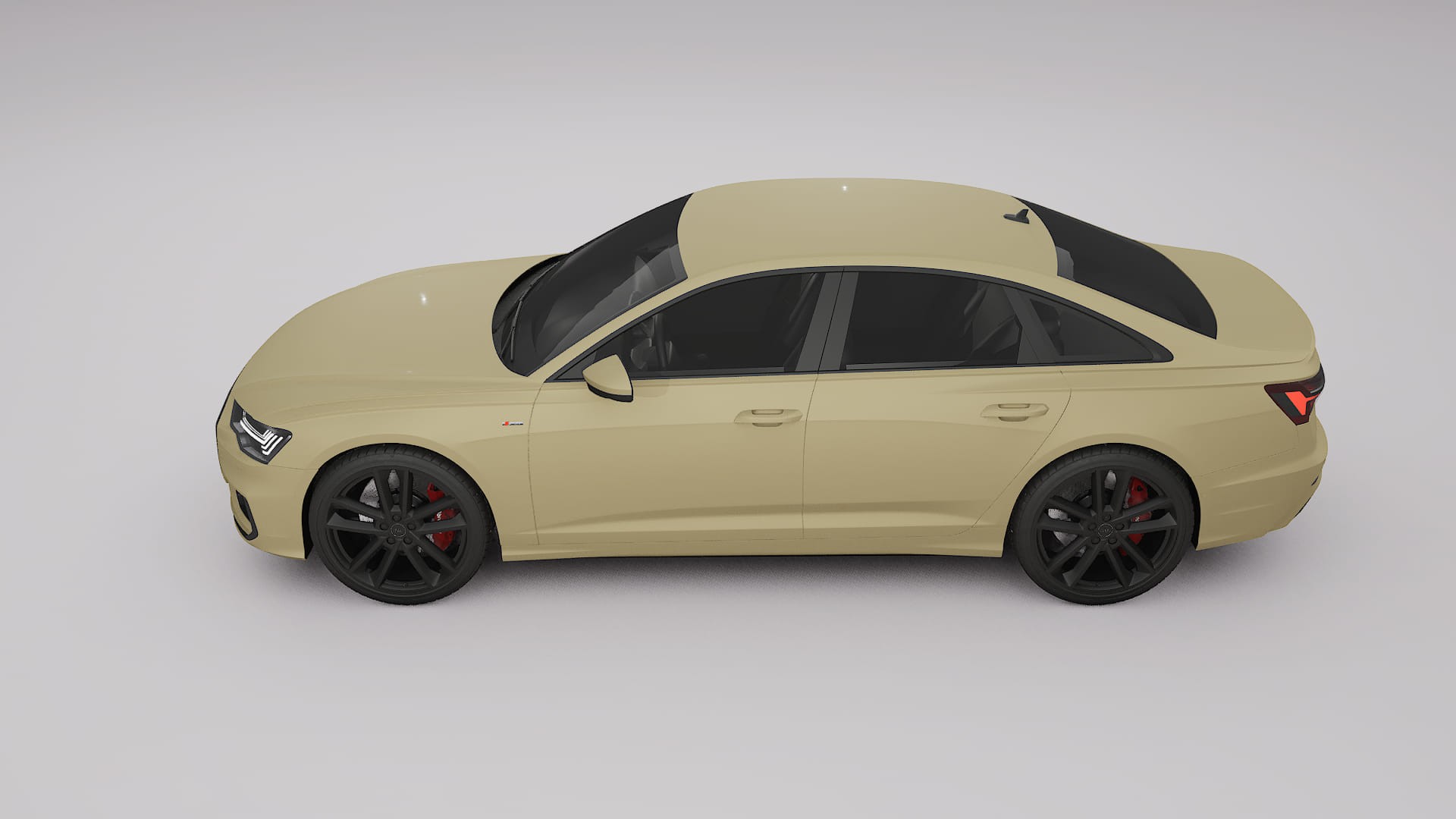 Audi A6 S-Line C8 TPU Paint Protection Film | SAND Color Change PPF Full Pre-Cut Kit