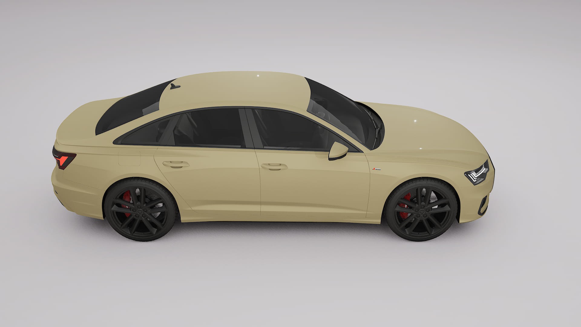 Audi A6 S-Line C8 TPU Paint Protection Film | SAND Color Change PPF Full Pre-Cut Kit