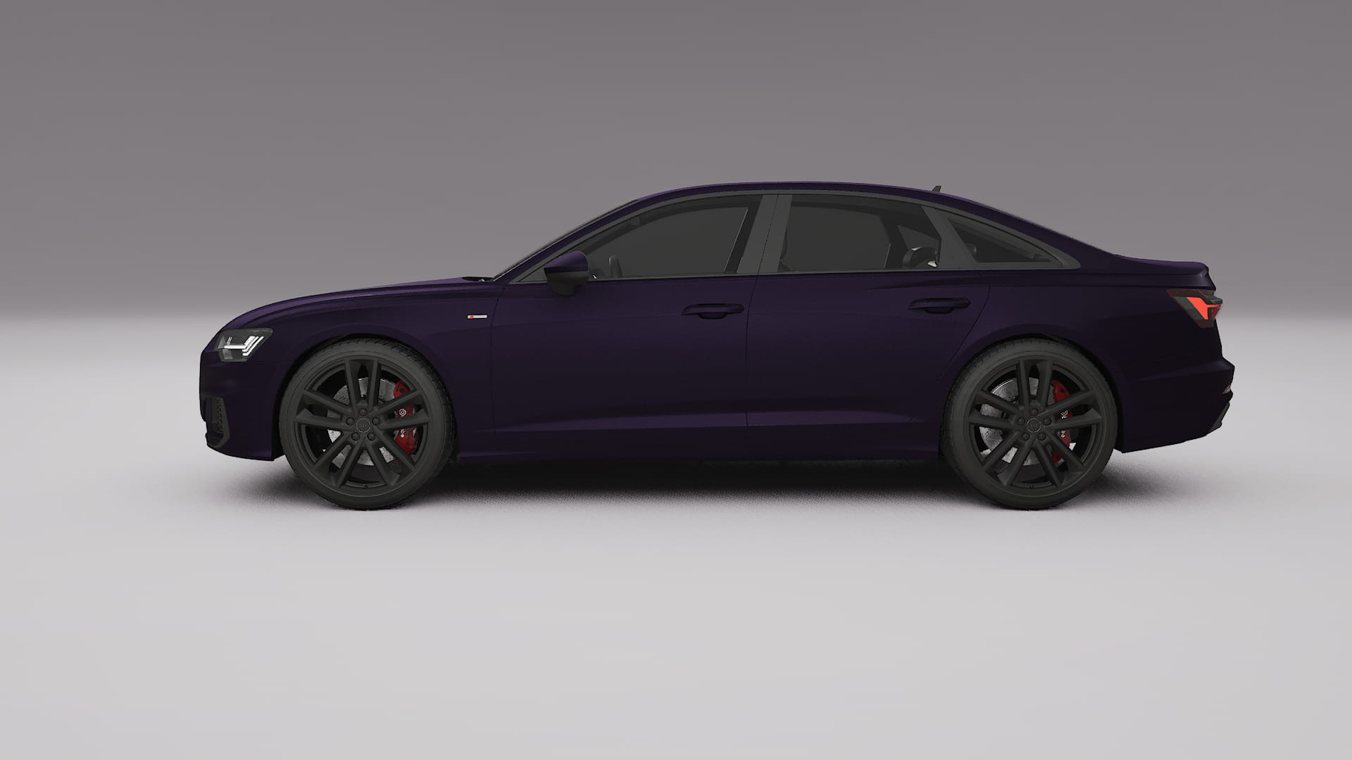 Audi A6 S-Line C8 TPU Paint Protection Film | VIOLET Color Change PPF Full Pre-Cut Kit