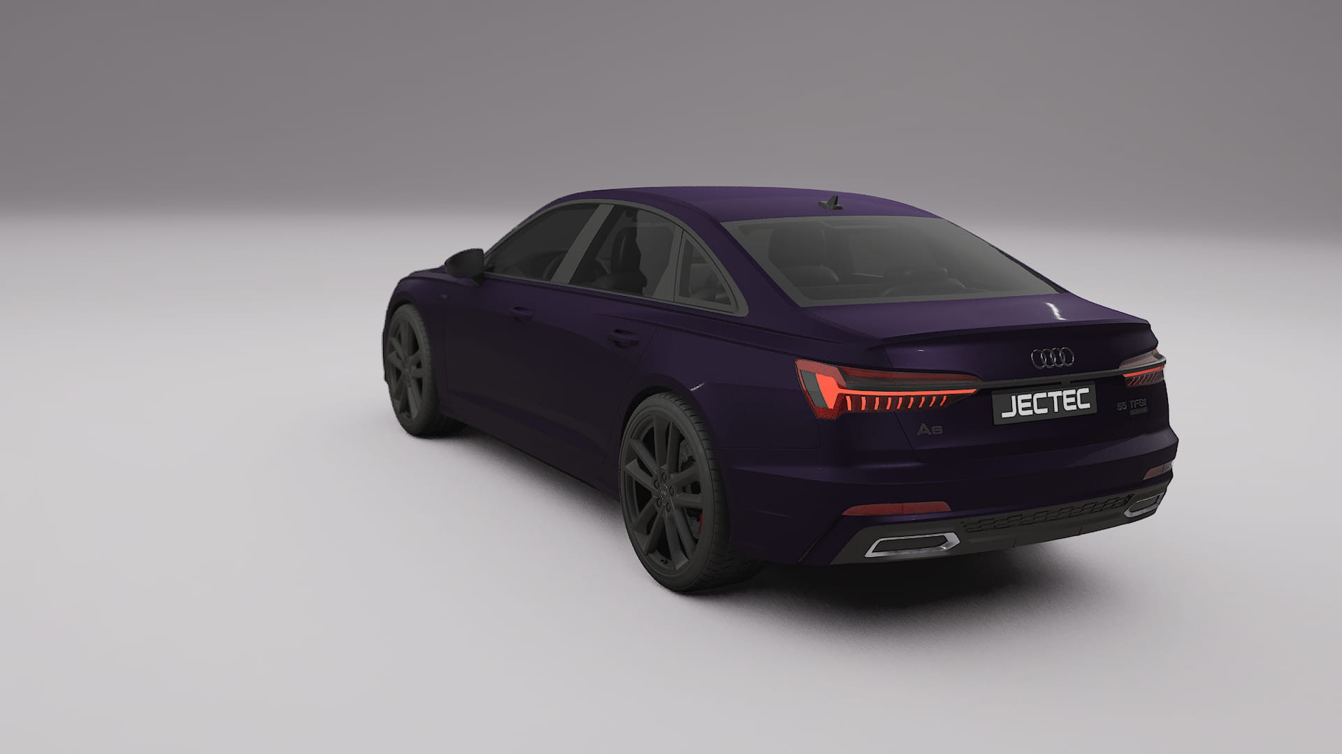 Audi A6 S-Line C8 TPU Paint Protection Film | VIOLET Color Change PPF Full Pre-Cut Kit