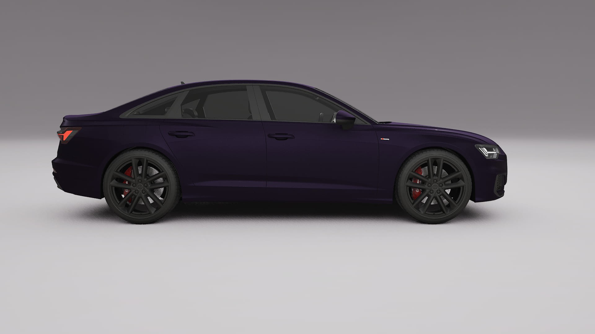Audi A6 S-Line C8 TPU Paint Protection Film | VIOLET Color Change PPF Full Pre-Cut Kit