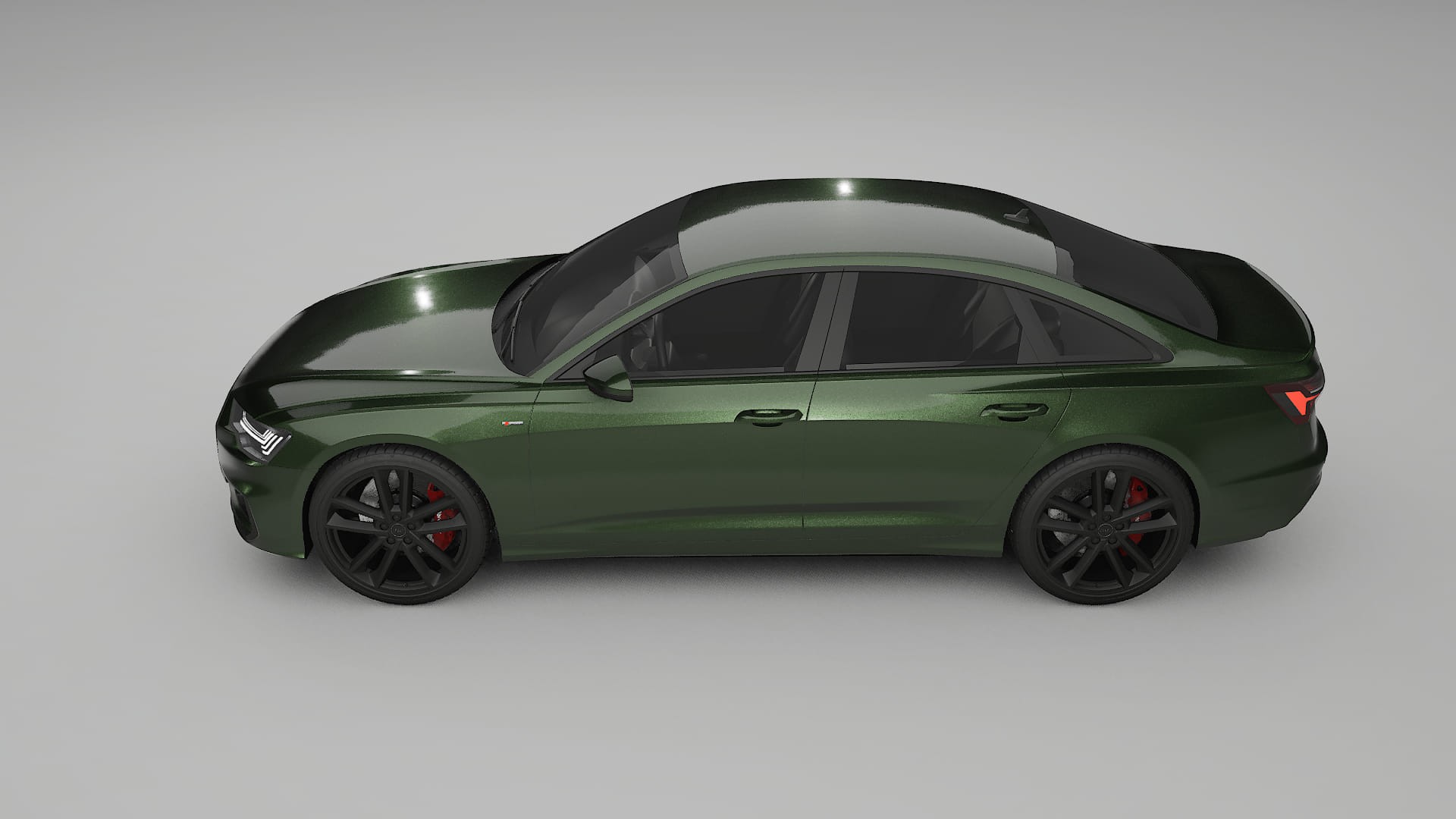 Audi A6 S-Line C8 TPU Paint Protection Film | LAGOON Color Change PPF Full Pre-Cut Kit