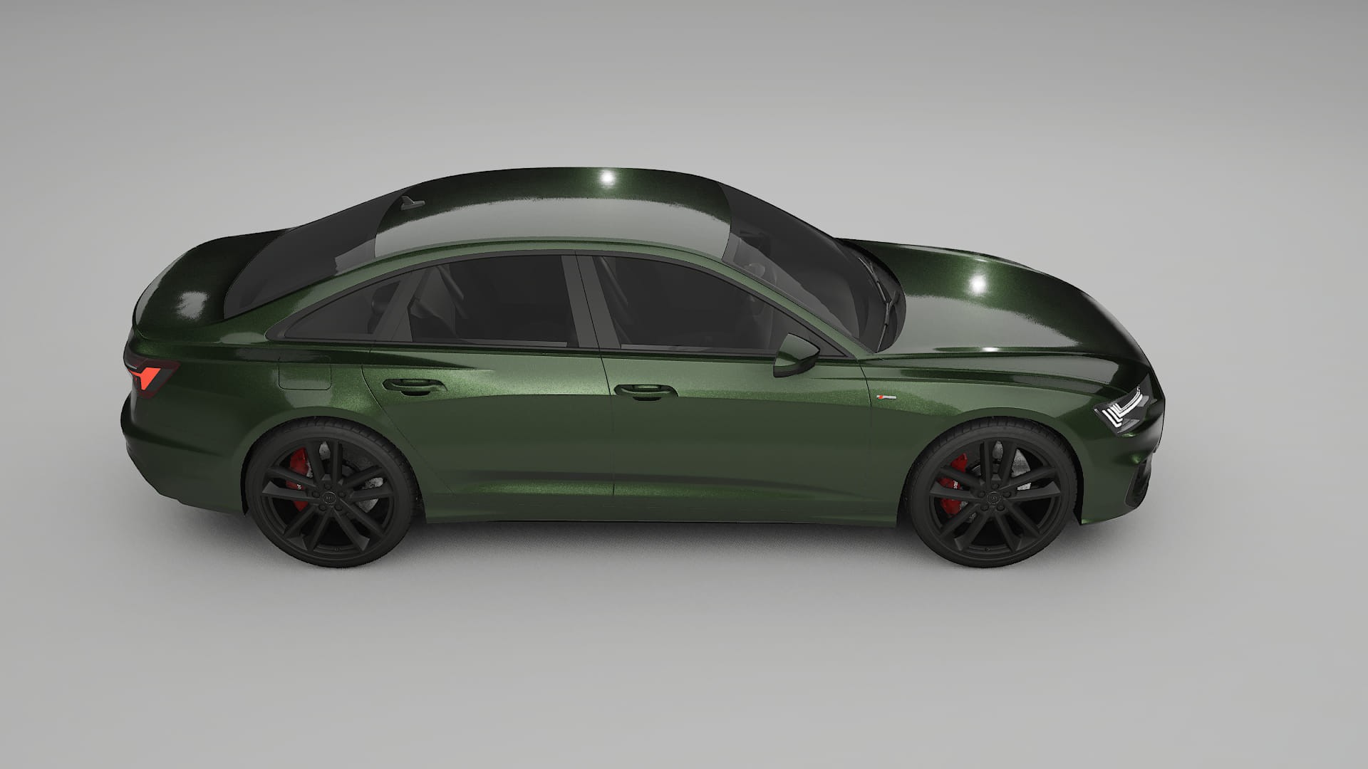 Audi A6 S-Line C8 TPU Paint Protection Film | LAGOON Color Change PPF Full Pre-Cut Kit